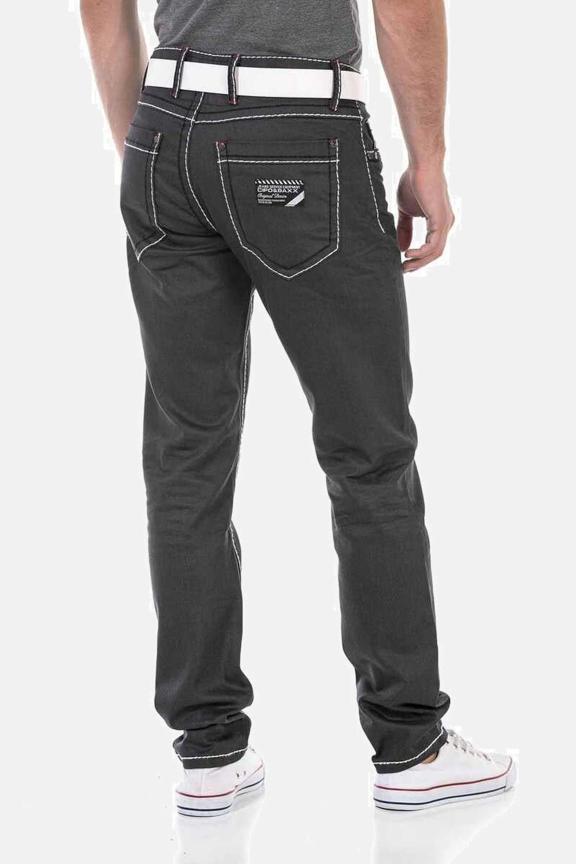 Cipo & Baxx 5-Pocket-Jeans »Jeans«, mit trendigen Kontrastnähten, CD710