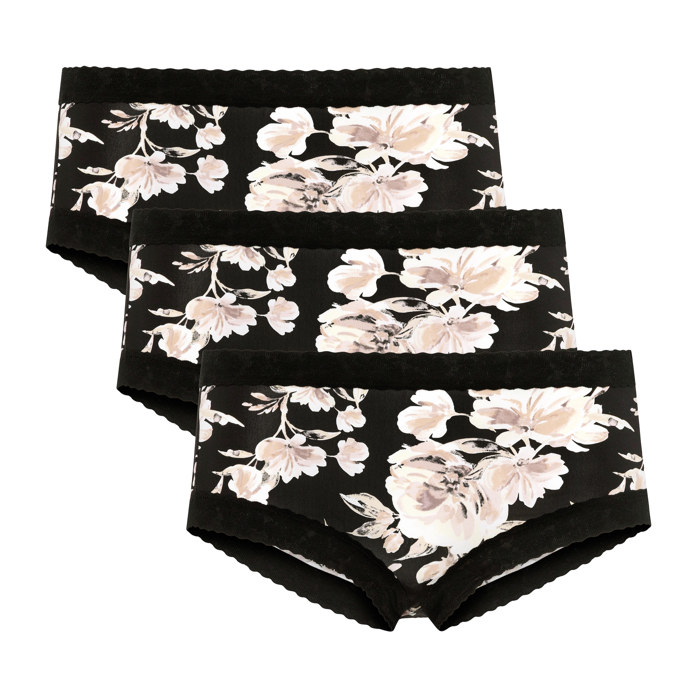 Jockey Slip "SOFT STRETCH LACE BRIEF 3PACK", (3er Pack), Florales Muster, d günstig online kaufen