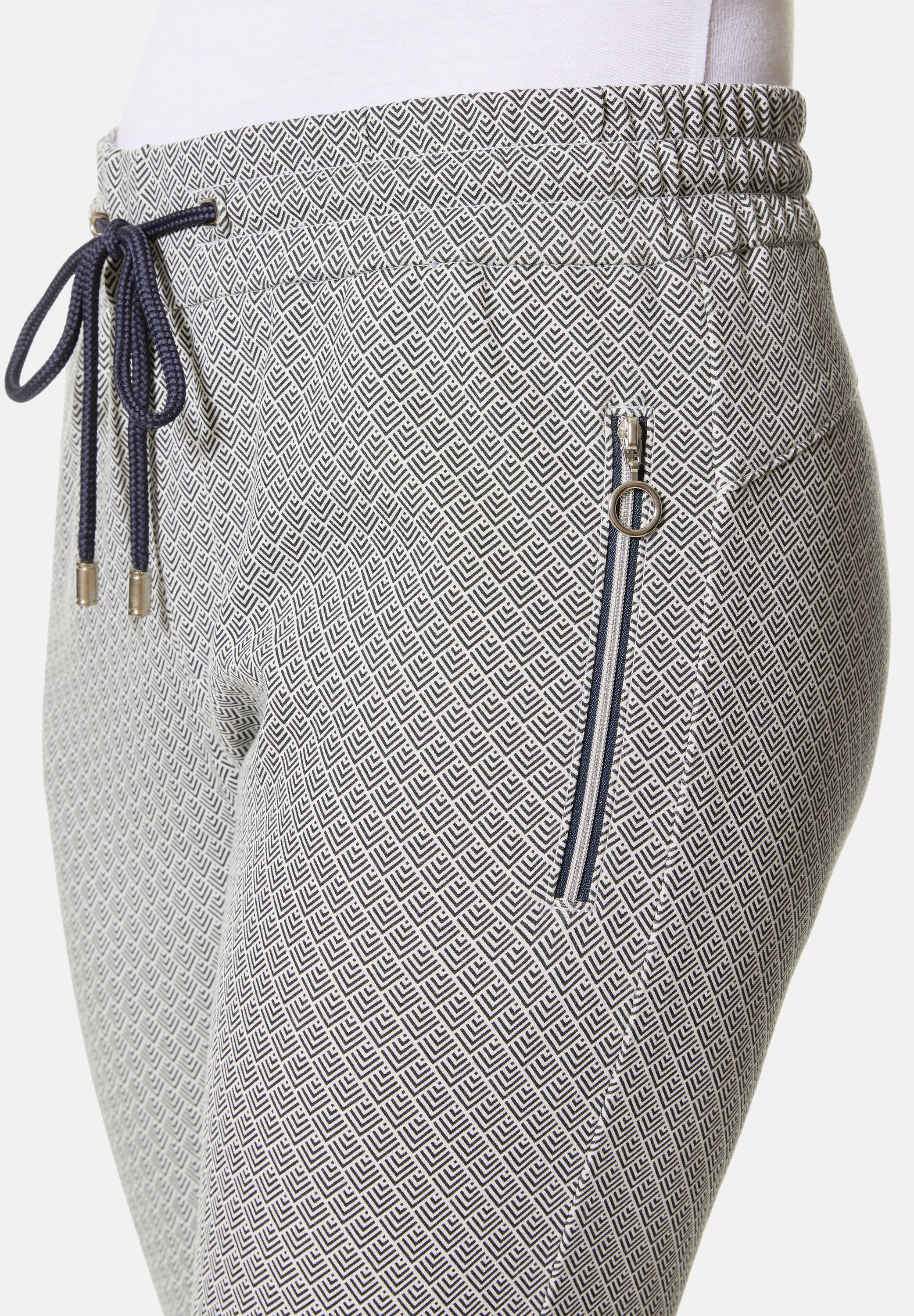 STOOKER WOMEN Jogg Pants »Berlin Print Easy Fit«, Tapered Fit Casual Stretch Mit Gummibund für Damen