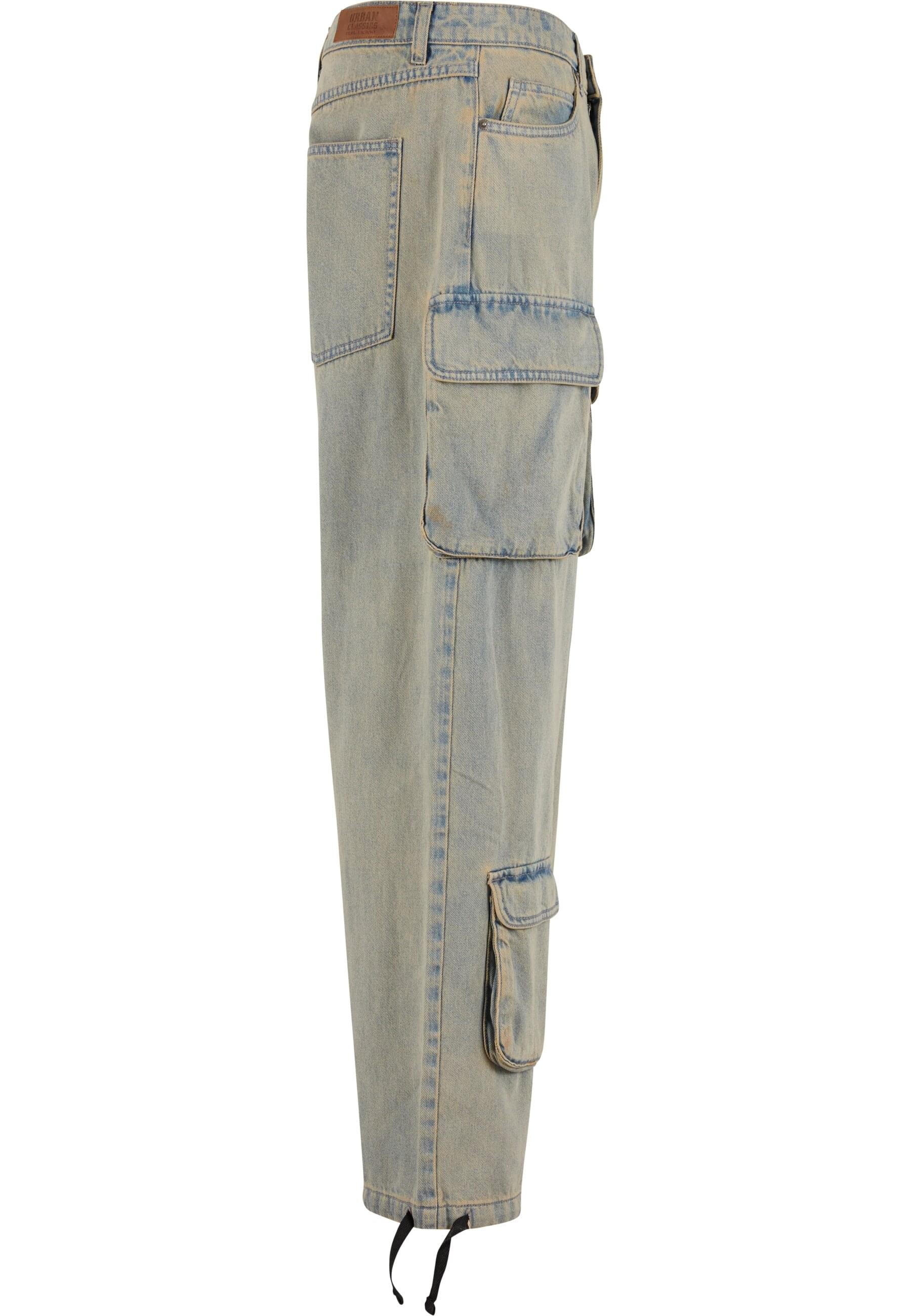 URBAN CLASSICS Cargohose »Urban Classics Multi Pocket Denim Cargo«, (1 tlg.)