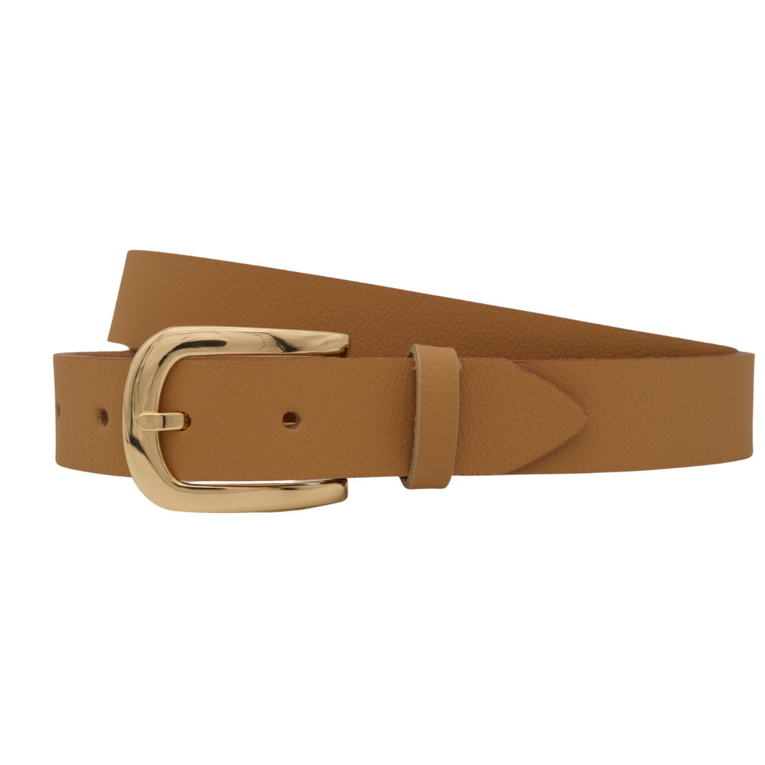 ANNAMATONI Damen Ledergürtel "AnnaMatoni Ledergürtel Flora Ledergürtel Flora", beige, Gr. 100, 100% Leder, Gürtel