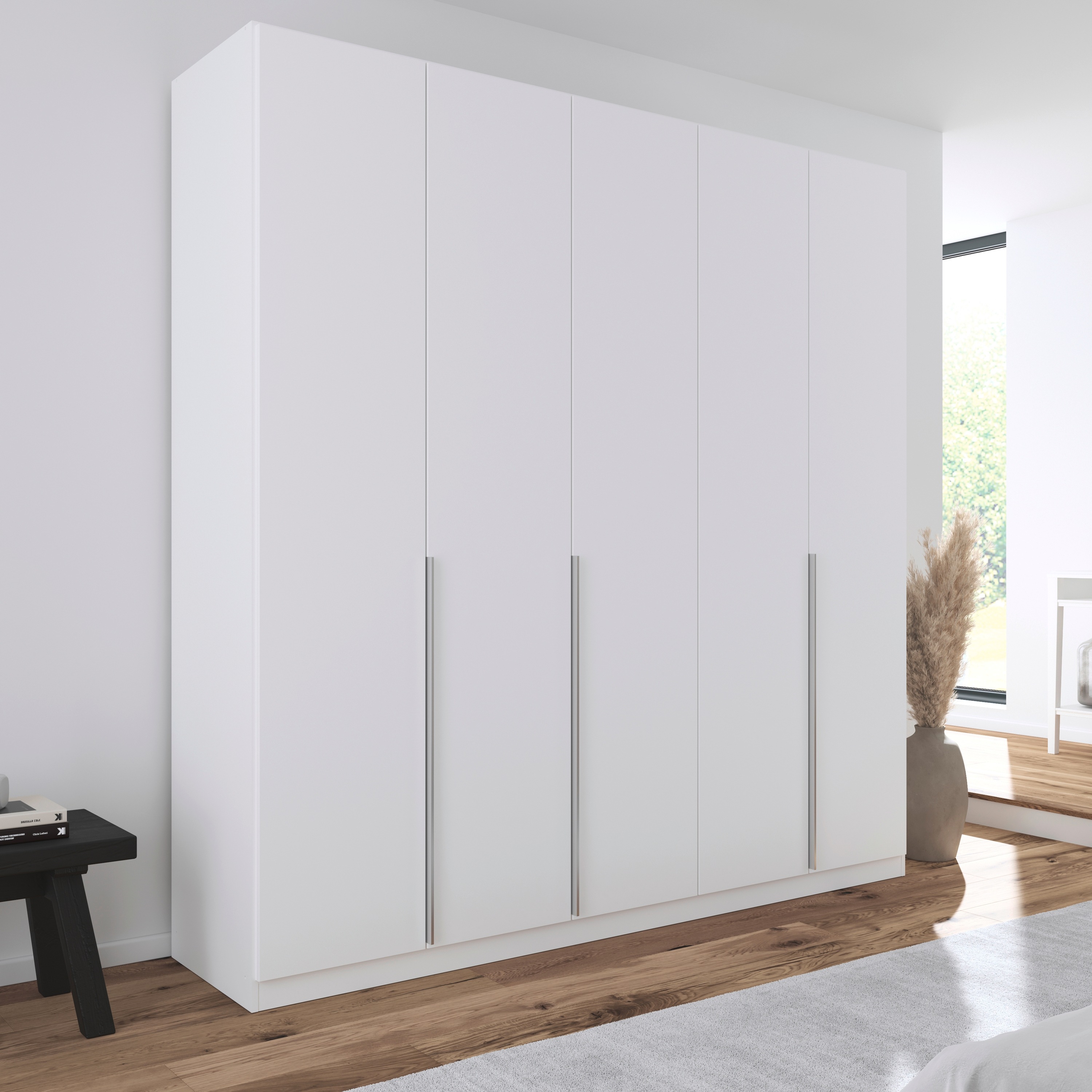 Thumbnail - rauch Drehtürenschrank "Kleiderschrank Schrank Garderobe AGORDO TOPSELLER Schlafzimmer", (in zwei Griff-Farben mit Dekor...