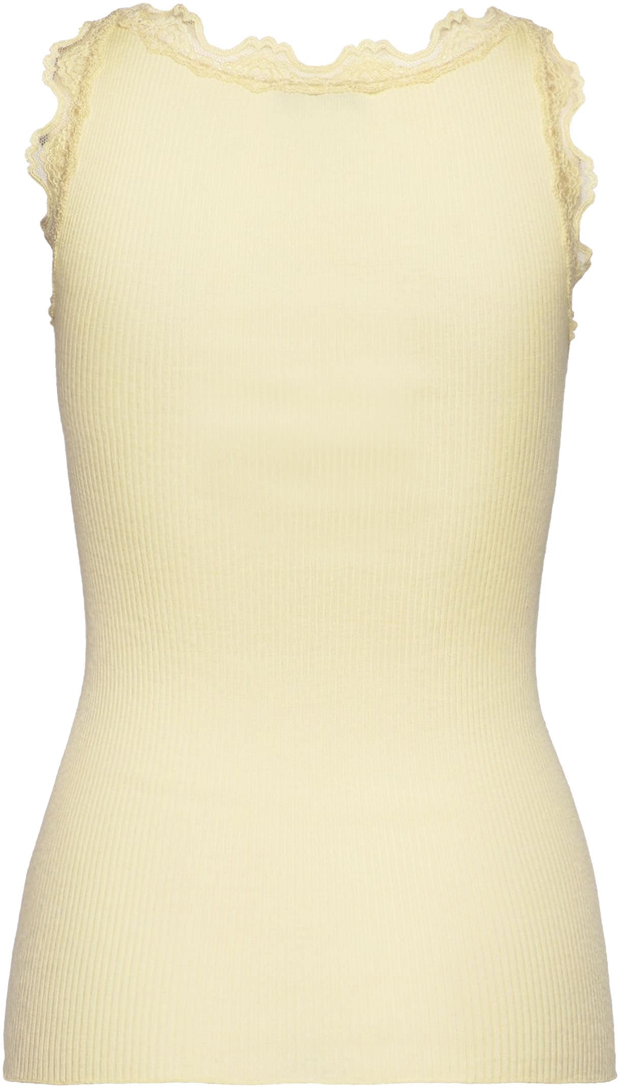 rosemunde Tanktop »Babette Silk Top«, wunderschöner Vintage-Spitzenbesatz an Ausschnitt und Trägern