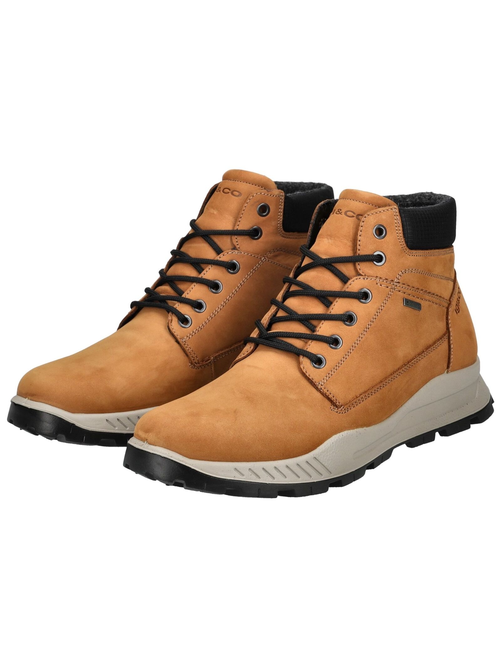 IGI & CO Schnürstiefelette »IGI & CO Stiefelette Nubukleder/Textil«