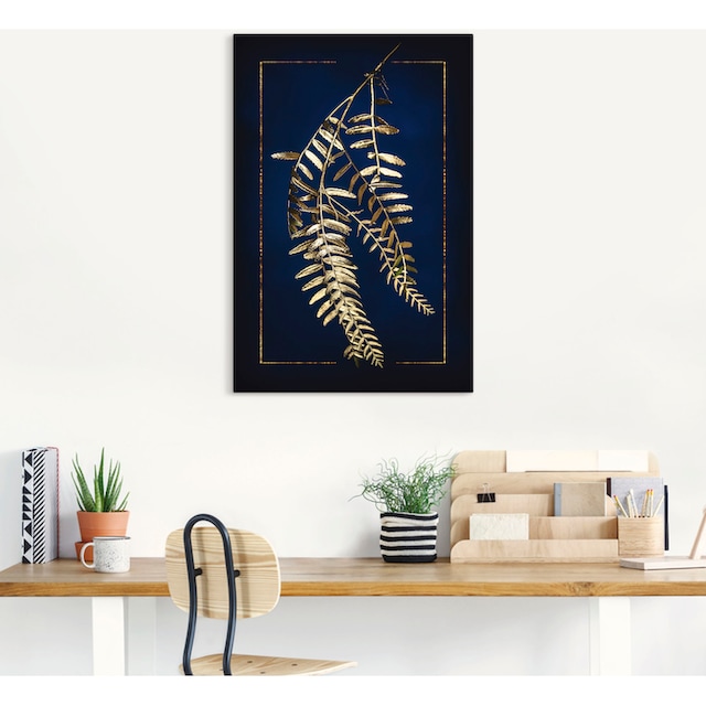 Artland Wandbild »Goldener Pfefferbaum«, Blätterbilder, (1 St.), als Alubild,  Leinwandbild, Wandaufkleber oder Poster in versch. Größen kaufen | BAUR
