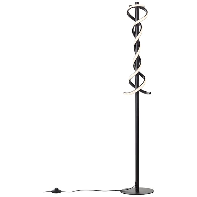 Brilliant LED Stehlampe »Amalie«, 2100 lm, Höhe 128 cm, Metall/Kunststoff,  schwarz | BAUR