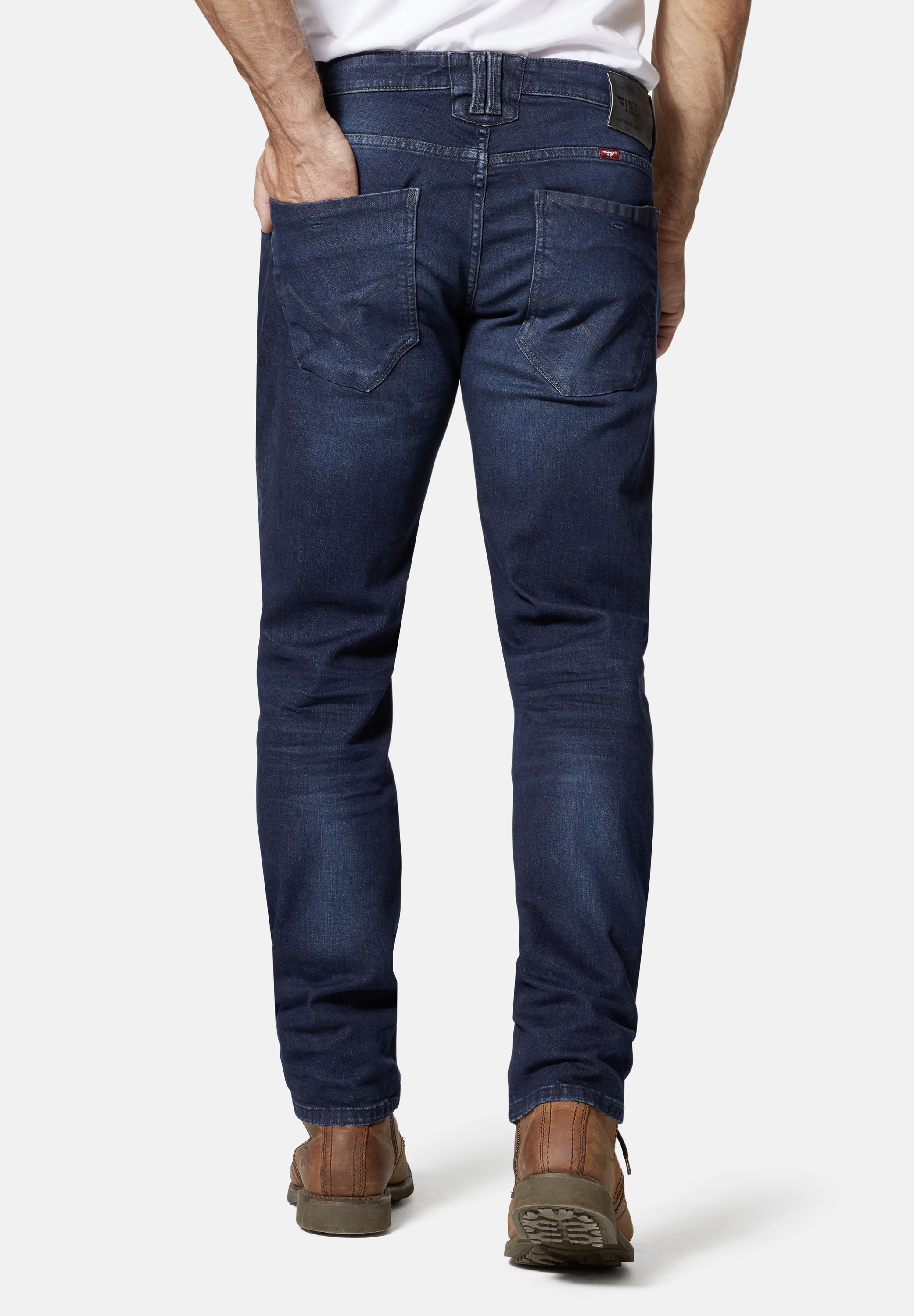 HERO by John Medoox 5-Pocket-Jeans »Baxter Denim Relaxed Fit«, Relaxed Fit Casual Clean Wash Denim Jeans für Herren