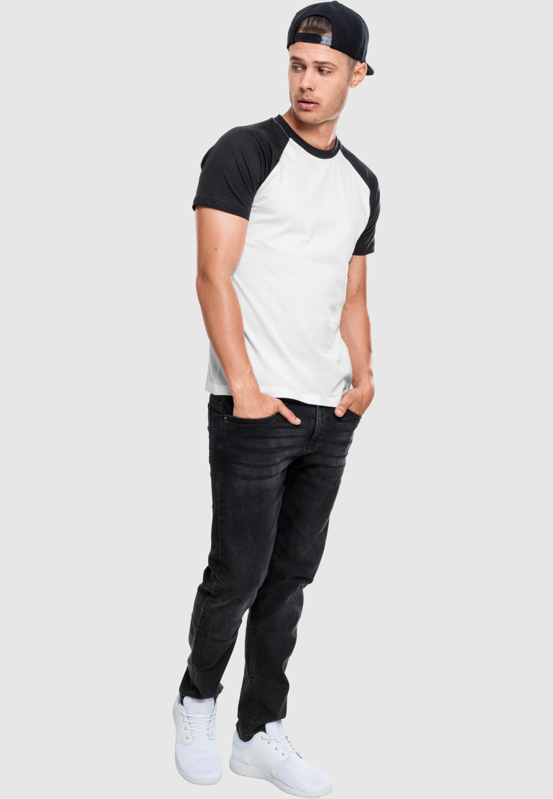 URBAN CLASSICS T-Shirt »Urban Classics Herren Raglan Contrast Tee«, (1 tlg.)