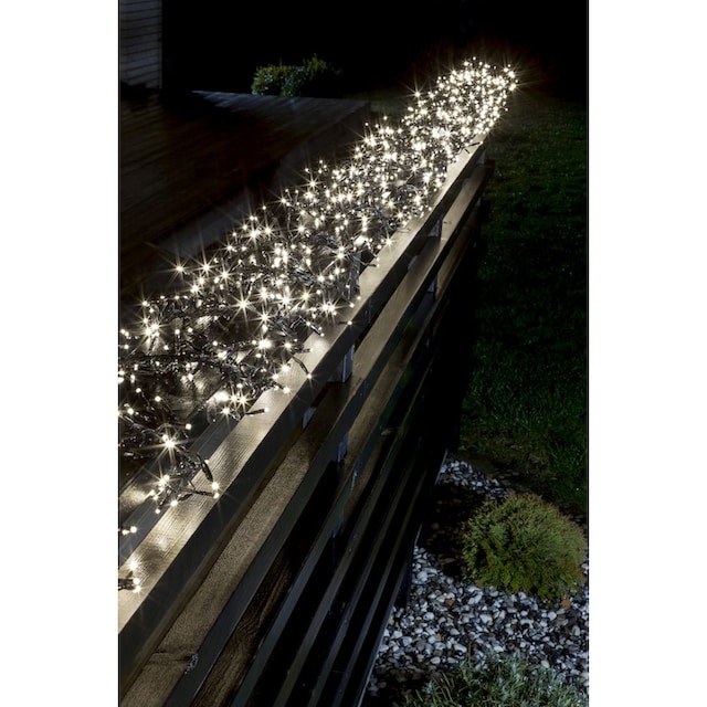KONSTSMIDE LED-Lichterkette »Weihnachtsdeko aussen«, mit 8 Funktionen,  Steuergerät, Memoryfunktion, 1536 warm weiße Dioden bestellen | BAUR