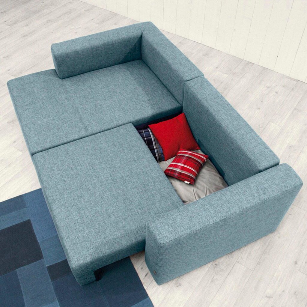 TOM TAILOR HOME Ecksofa »HEAVEN STYLE S«, aus der COLORS COLLECTION, wahlweise mit Bettfunktion & Bettkasten