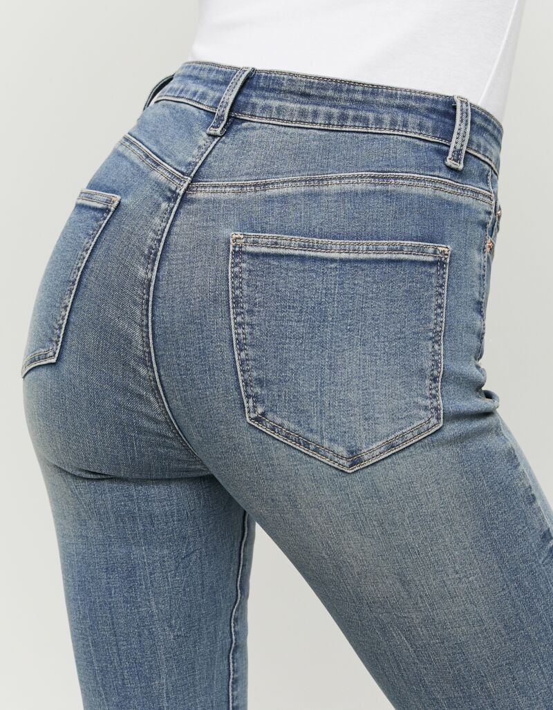 Tally Weijl High-waist-Jeans »SPADESMART2« mit engem Beinverlauf und hoher Leibhöhe