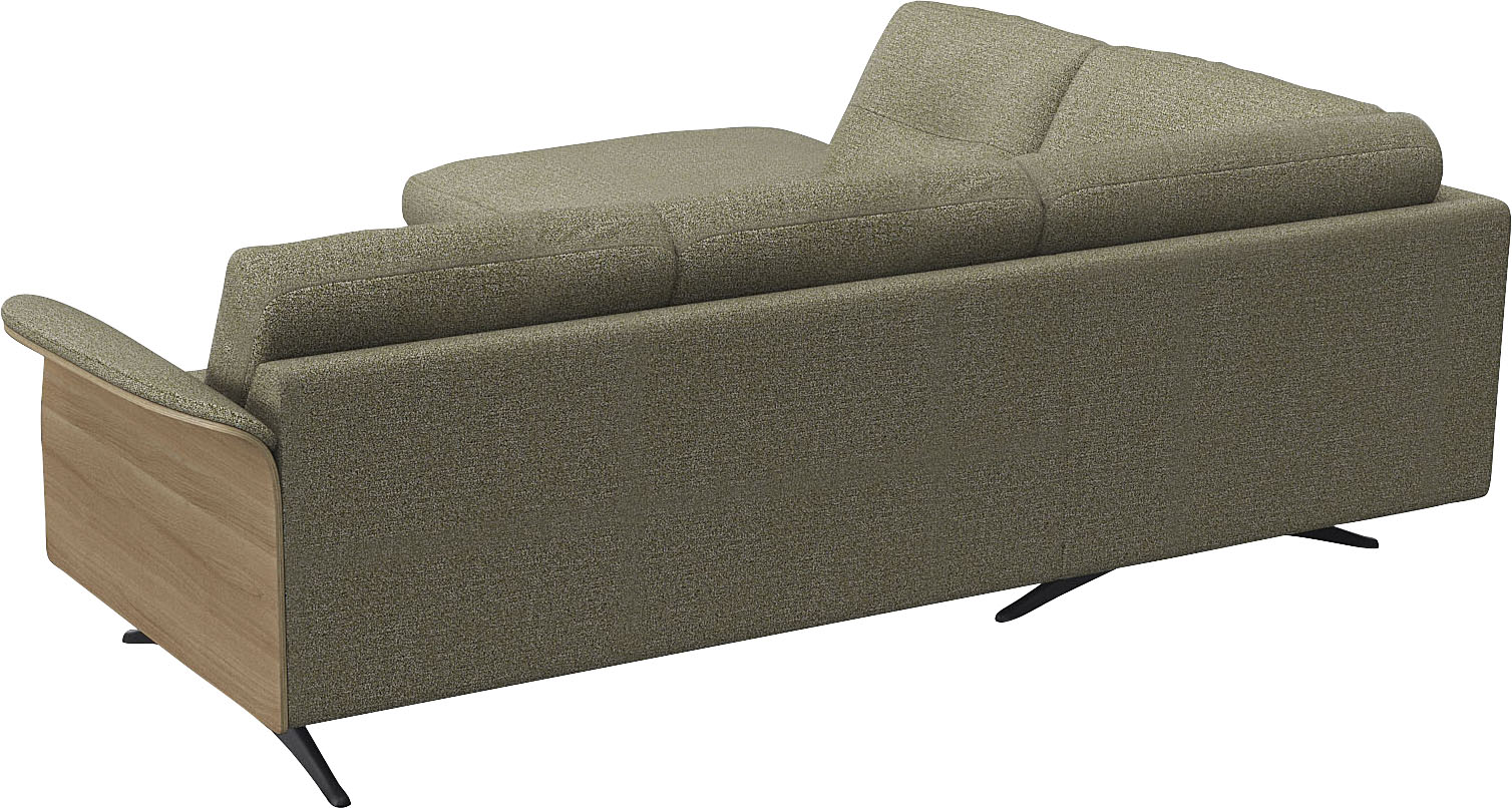 Thumbnail - FLEXLUX Ecksofa "Glow, super bequem durch hochwertigem Sitzaufbau mit Federkern, L-Form" Modernes skandinavisches Design