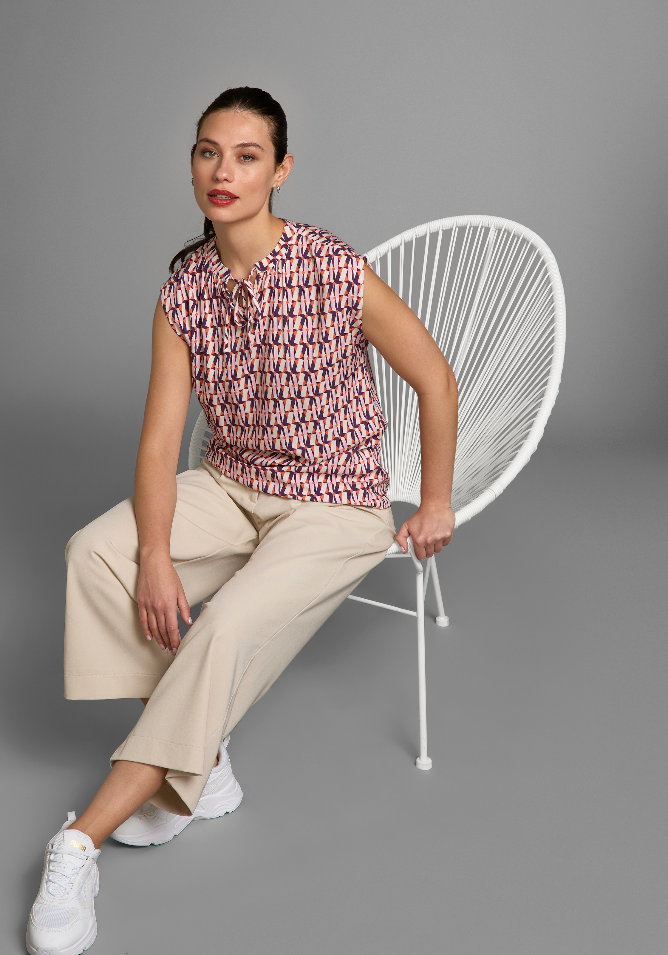 HECHTER PARIS Blusentop, mit Bindedetail
