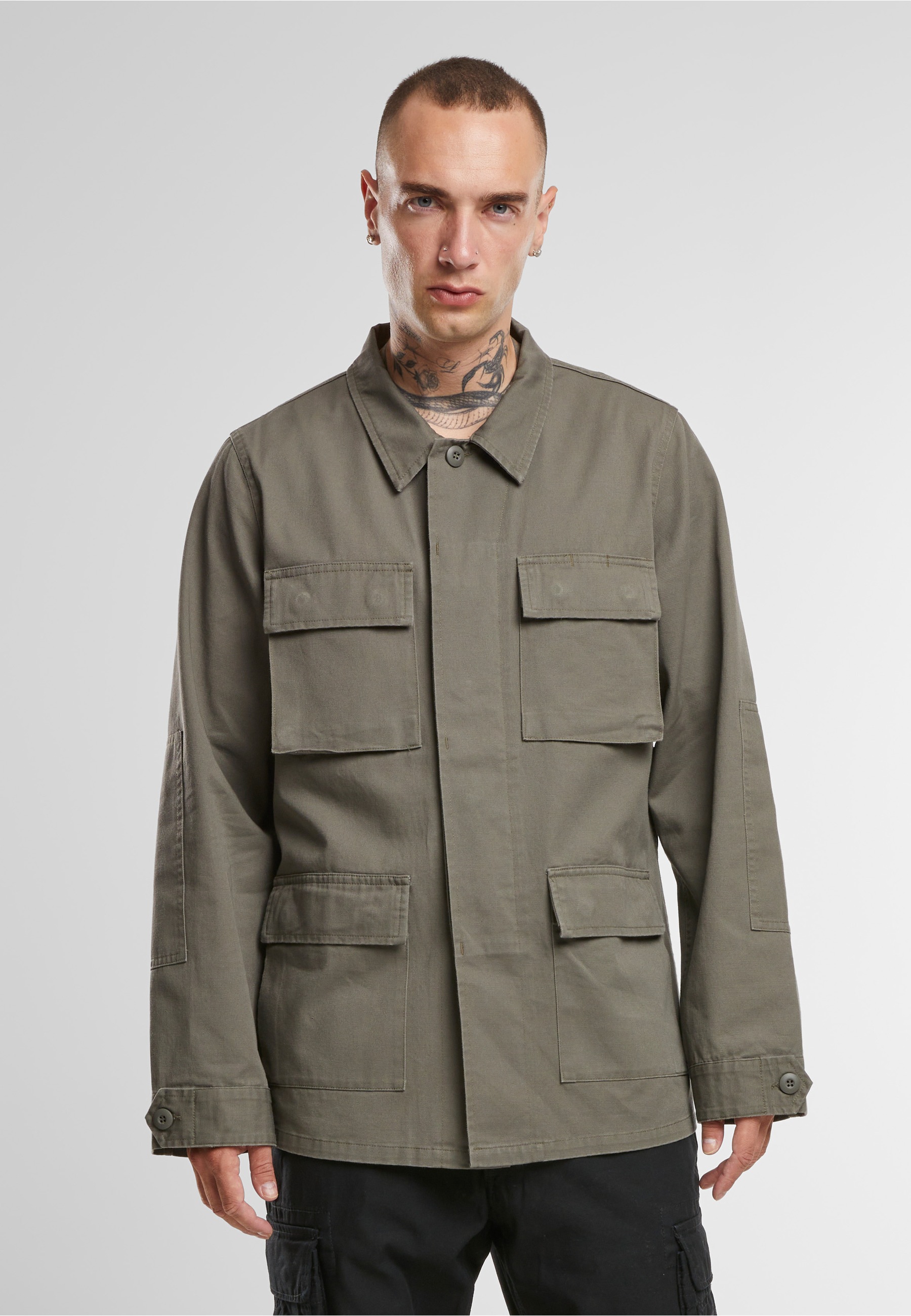 Brandit Allwetterjacke »Brandit Brandit Men BDU Twill Jacket« 1 Stk. tlg. ohne Kapuze