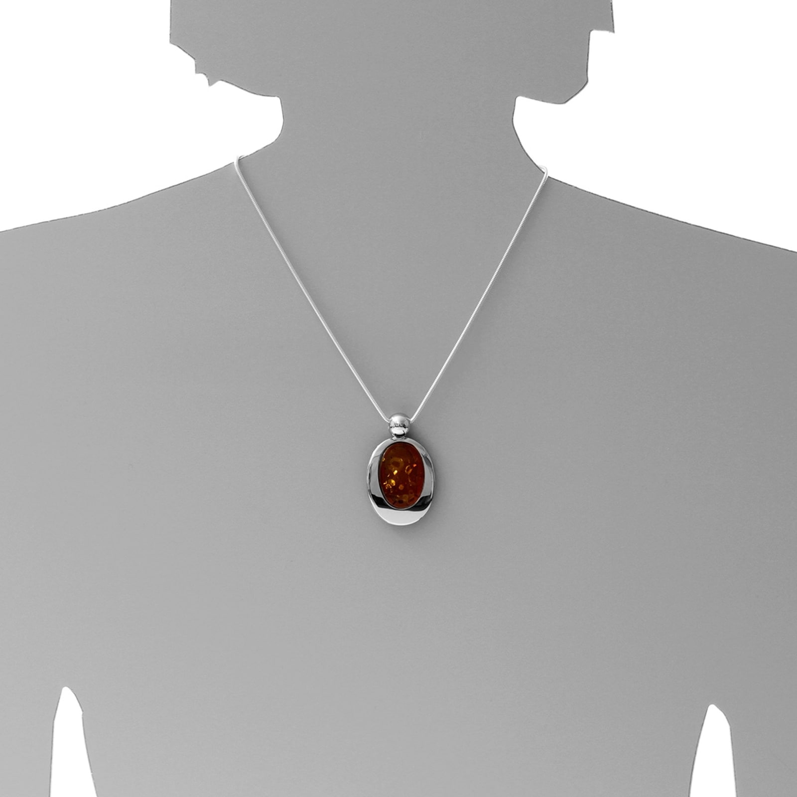 OSTSEE-SCHMUCK Kette mit Anhänger »- Dagrun - Silber 925/000 - Bernstein«