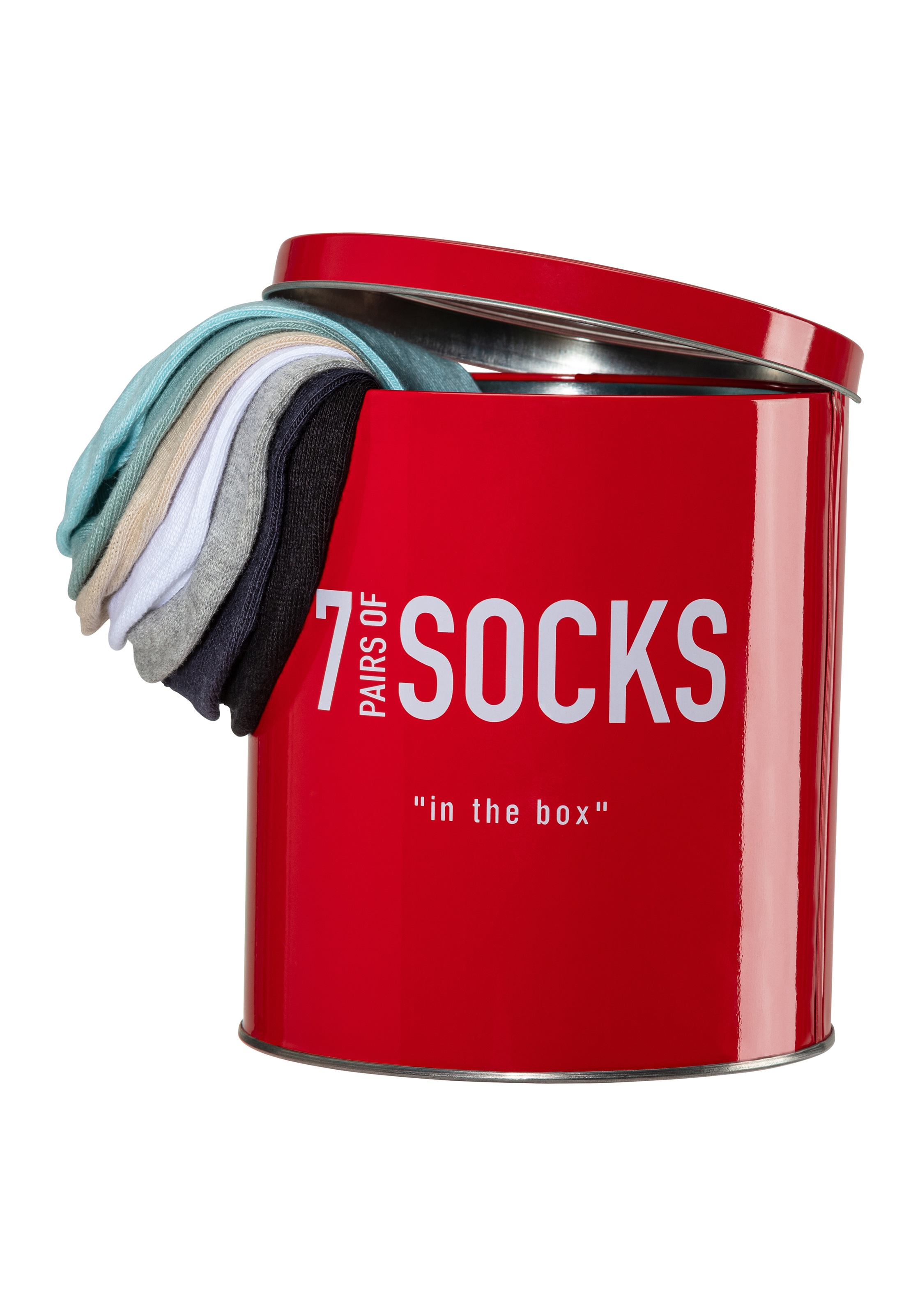 Bench. Sneakersocken, (Dose, 7 Paar), verpackt in der Dose