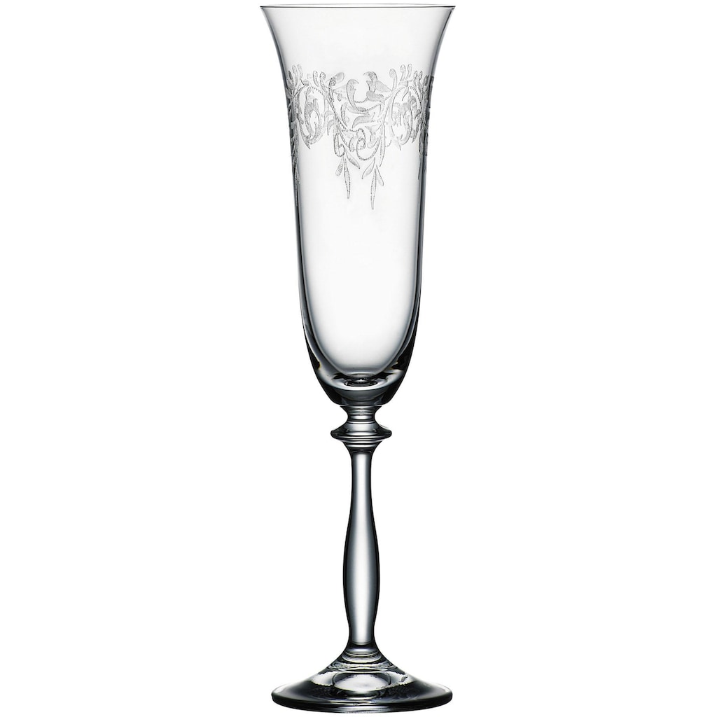 BOHEMIA SELECTION Sektglas »ROMANCE«, (Set, 6 tlg.), 6-teilig