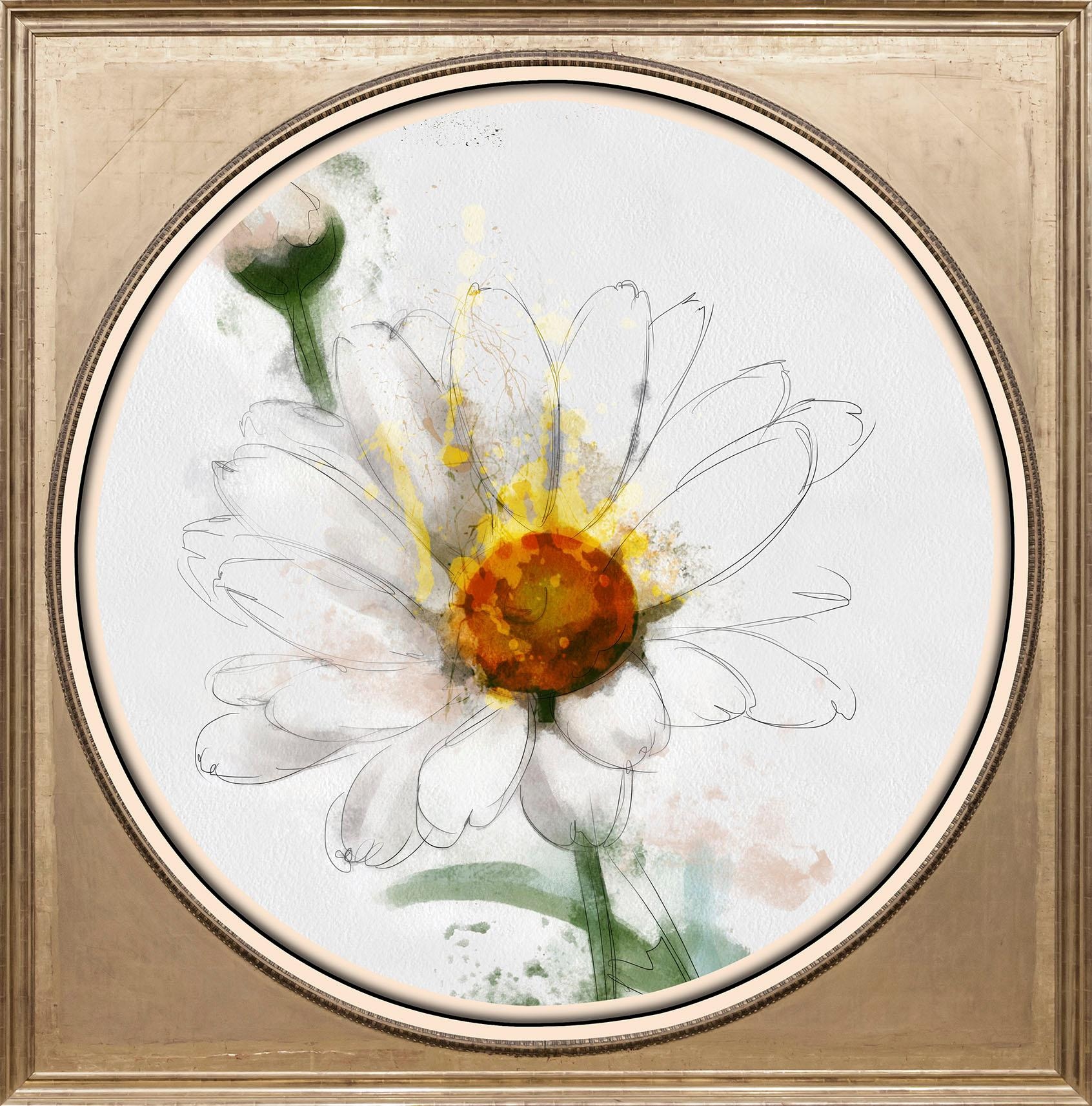 Acrylglasbild »Weiße Blüte«