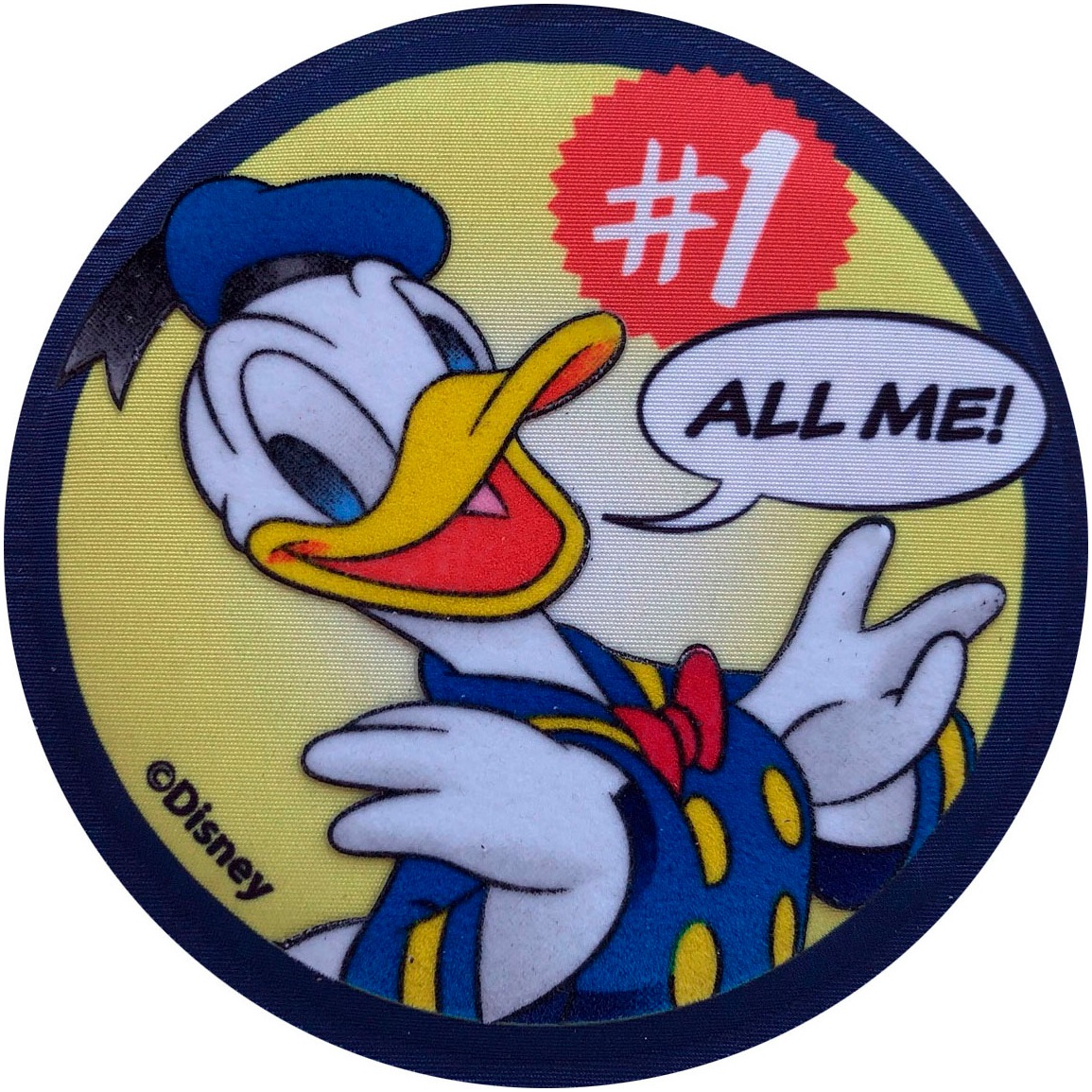 McNeill Schulranzen »Perfecto, Donald Duck«, reflektierende Streifen auf den Schultergurten-retroreflektierende Flächen, inkl. Federmäppchen, Turnbeutel, Schlamperrolle & Motivmagnet