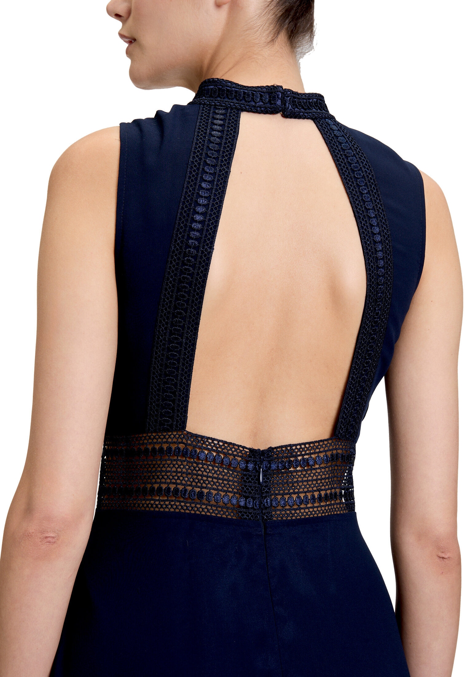 Vera Mont Abendkleid »Damen rückenfrei« Ohne Tasche Aufgesteppte Bänder