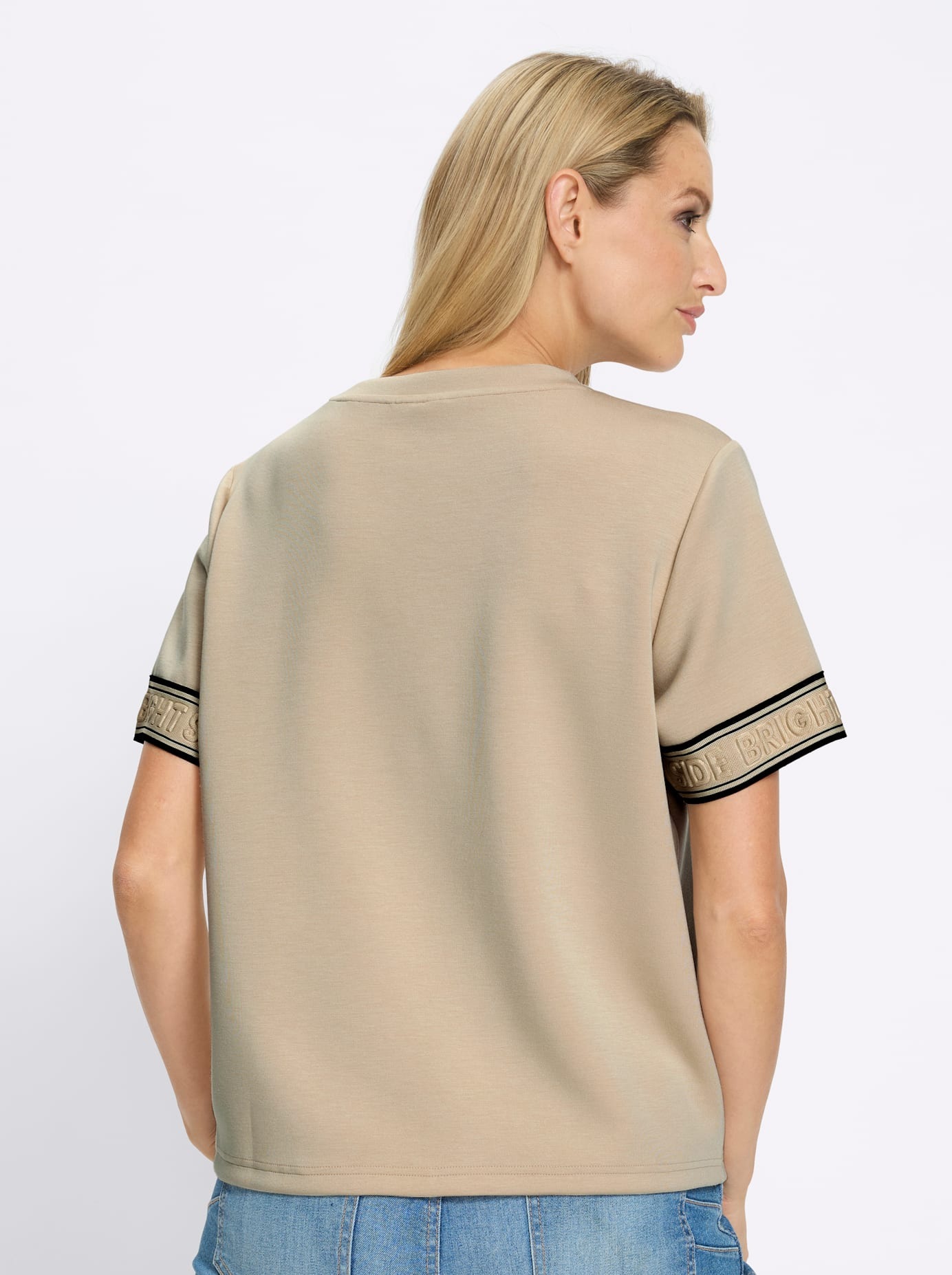 HEINE Women's Sweatshirt Sand Size 36 2
