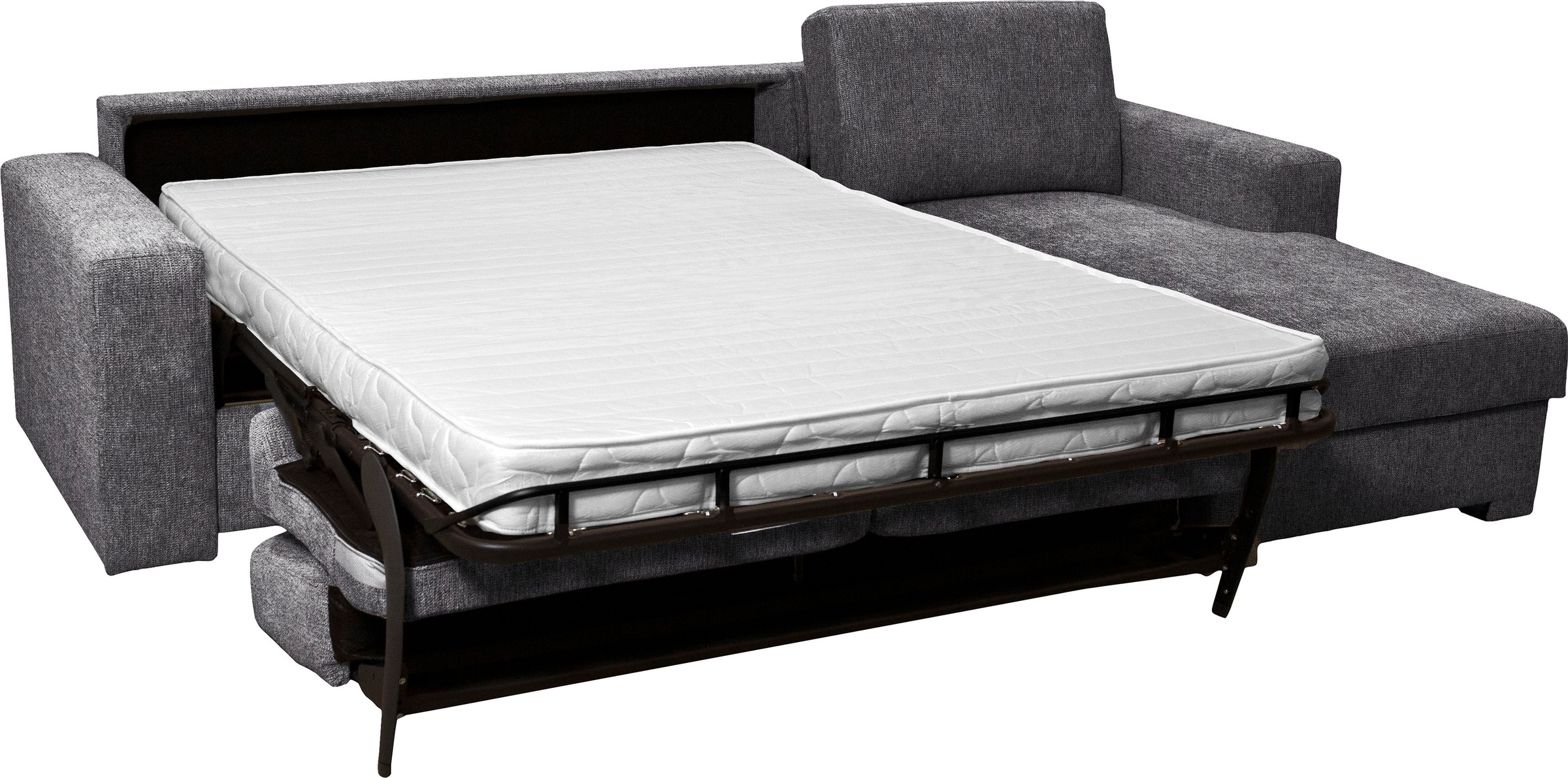 Home affaire Ecksofa Roma "L" Dauerschlaffunktion, mit Unterfederung, Matratzenhöhe 14cm, Liegemaße ca 163x198 cm, L-Form