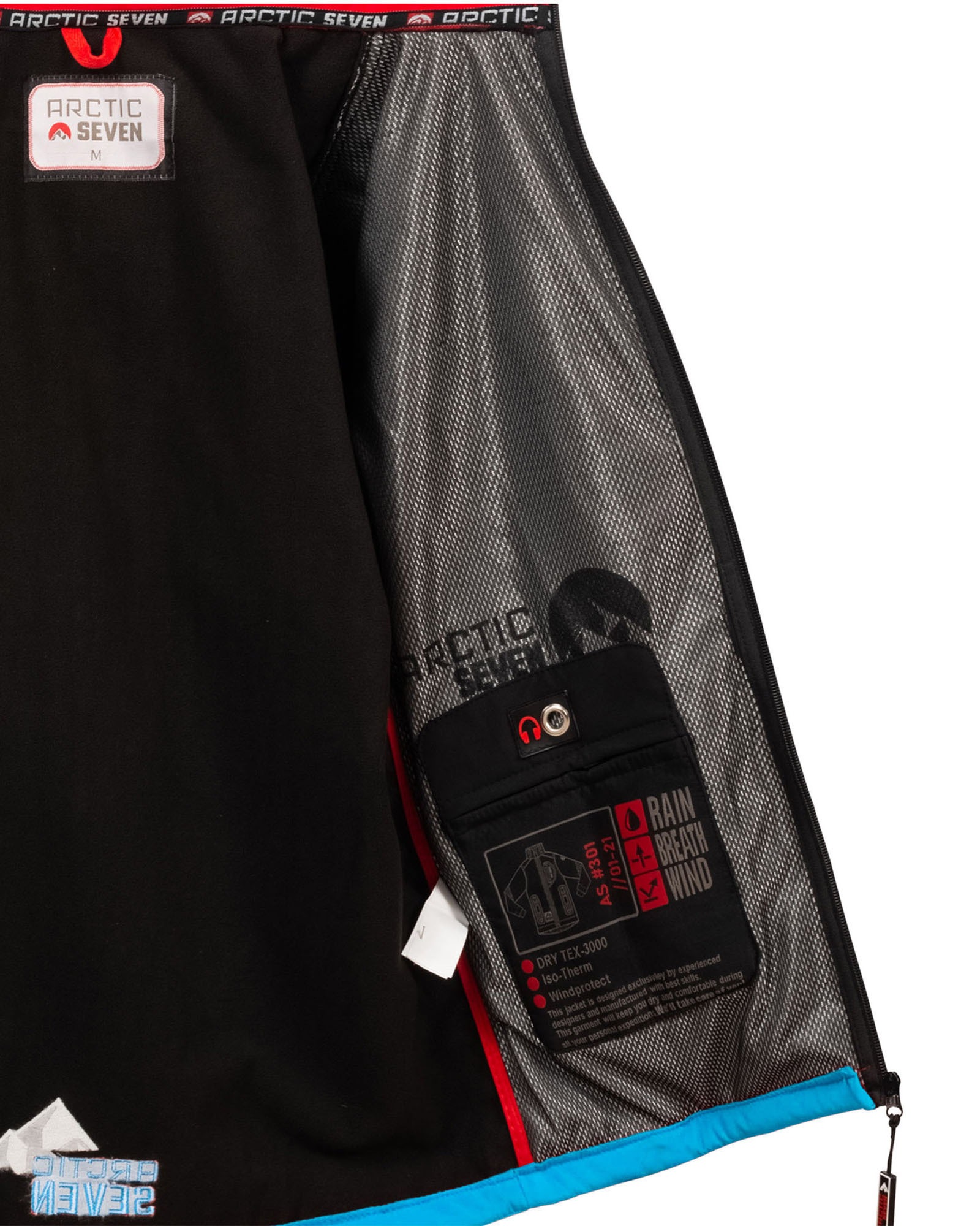 Arctic Seven Softshelljacke »ASColori«, Outdoorjacke mit abnehmbarer Kapuze