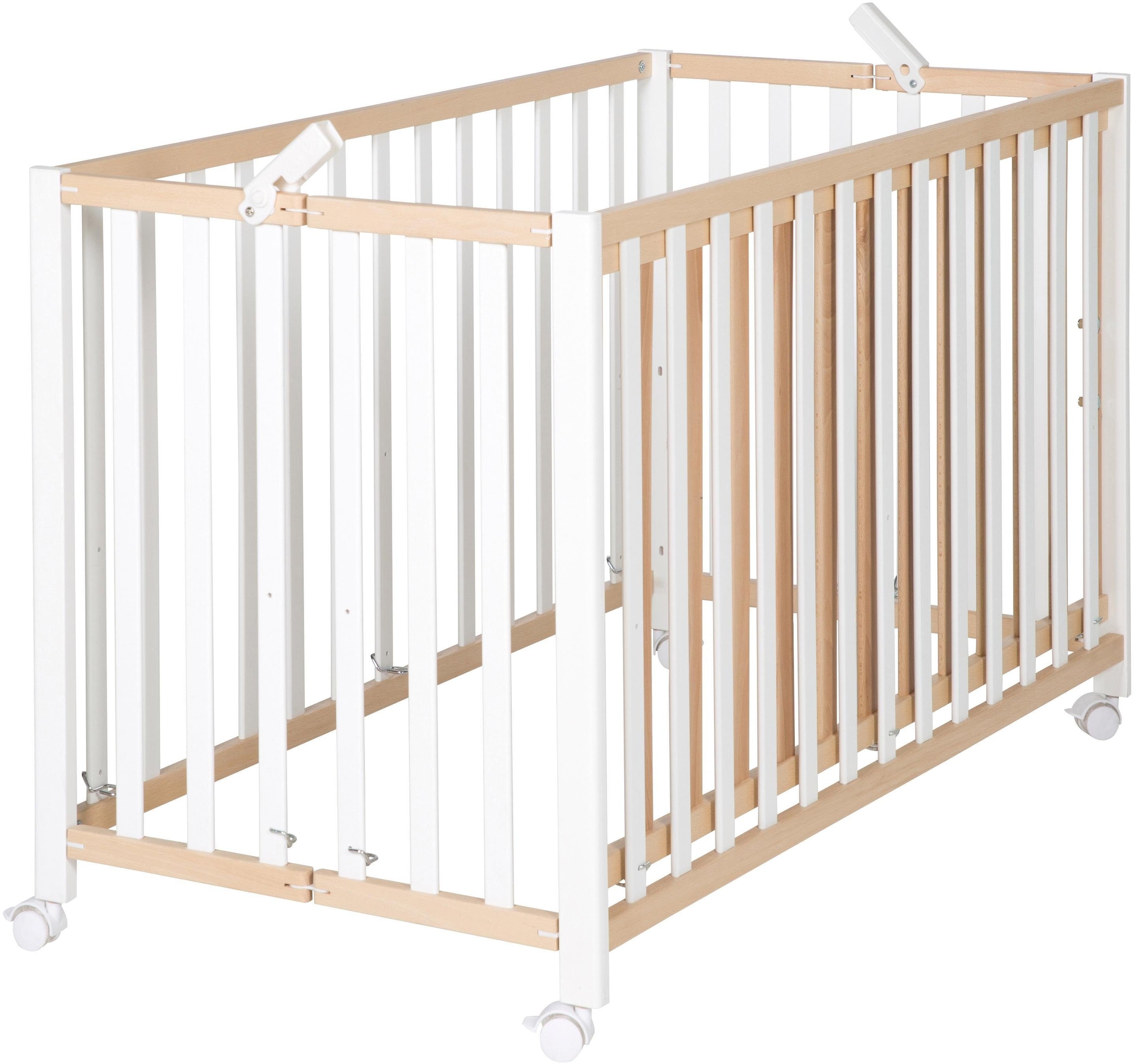 roba® Babybett »Fold Up, bicolor«, klappbar