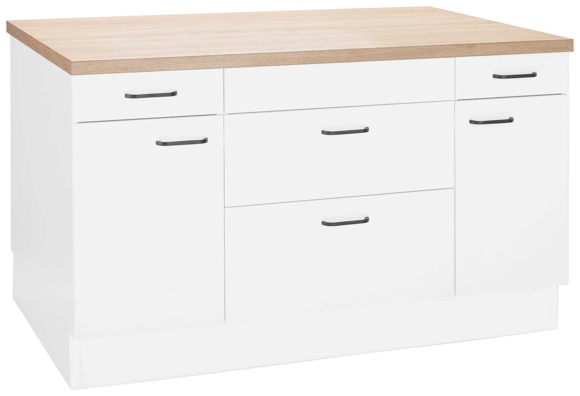 OPTIFIT Kücheninsel »Elga« ohne E-Geräte, mit Soft-Close-Funktion, Stellbreite 160 x 95 cm