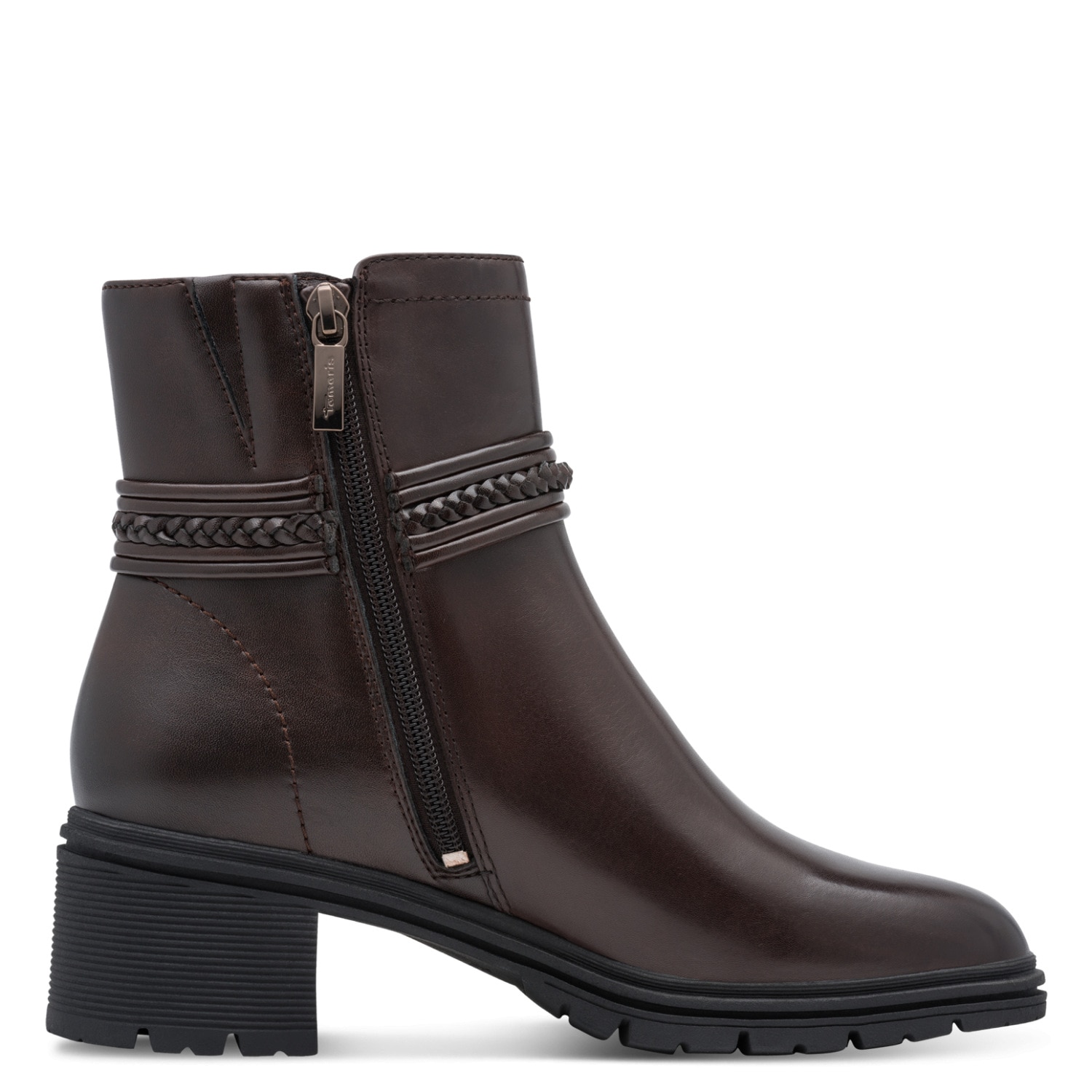Tamaris Stiefelette  Blockabsatz, Boots mit Zierriemen und Schmuckelement