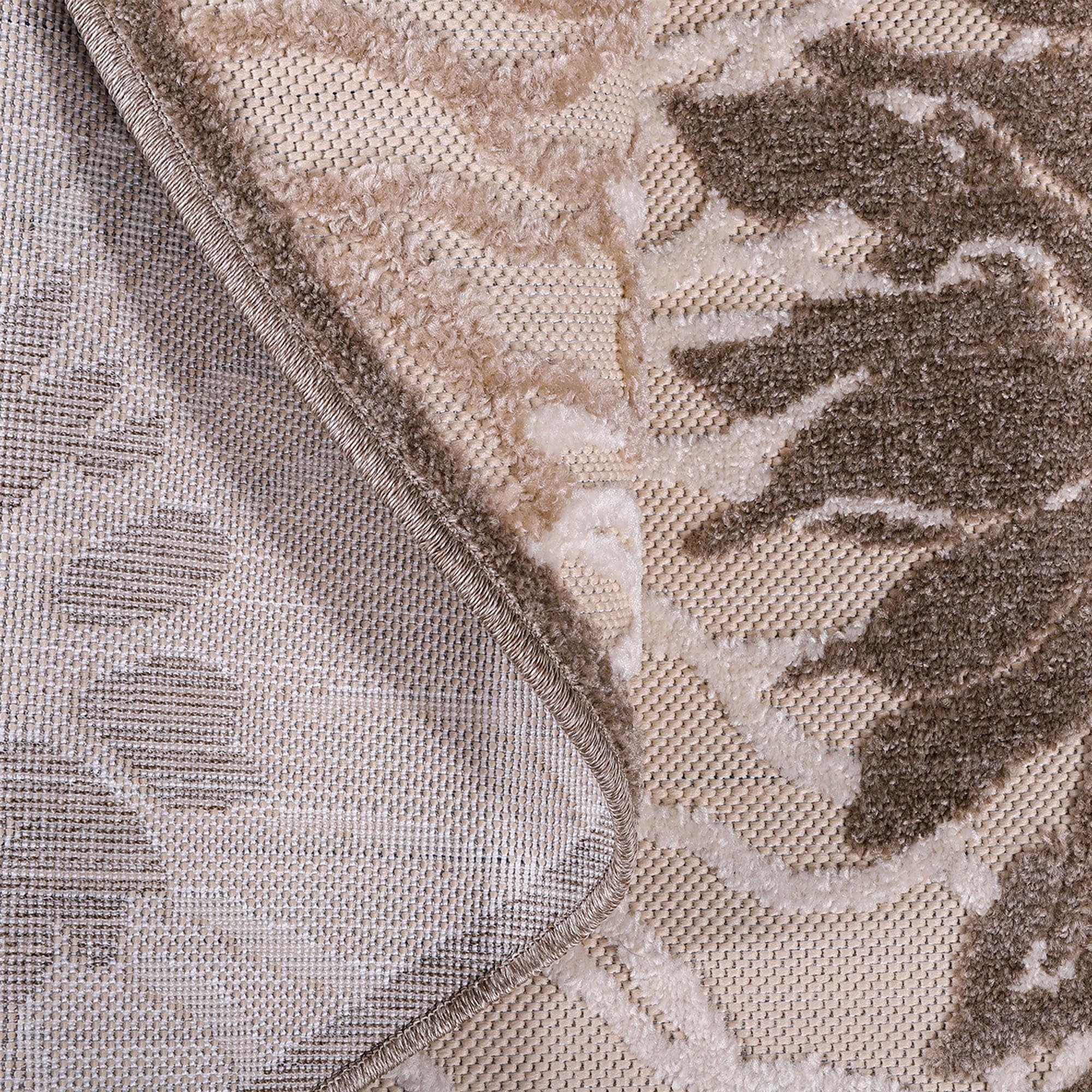 Sanat Teppich »Floral 2 Outdoor«, rund, 6 mm Höhe, In- und Outdoor geeignet, florales Design, Balkon, Terasse