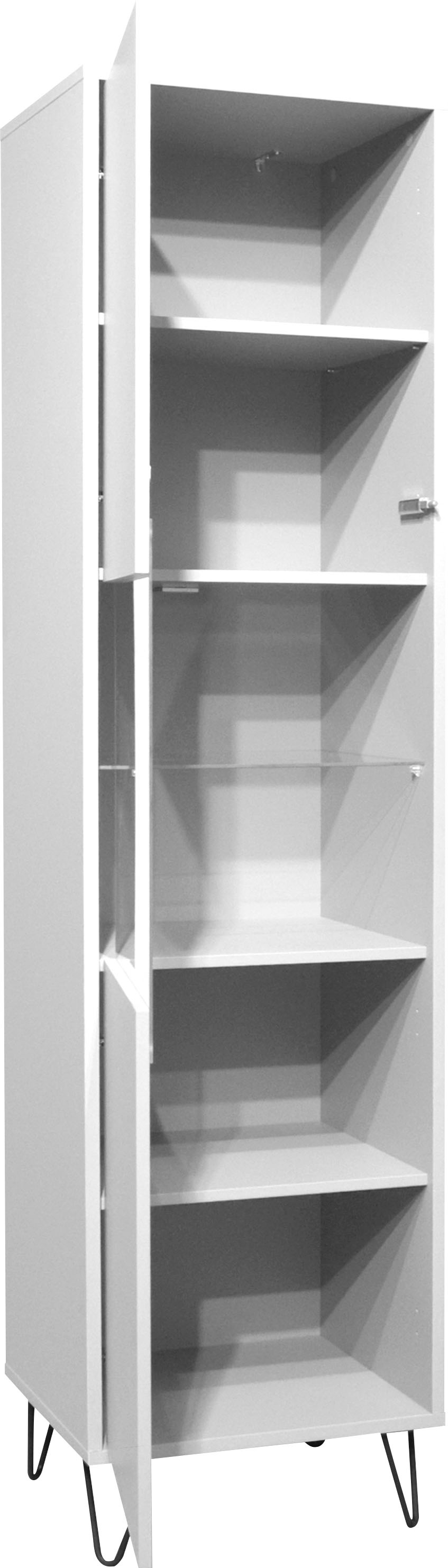 Mäusbacher Standvitrine "Bonnie TOPSELLER", Vitrine mit wechselbarem Türans günstig online kaufen