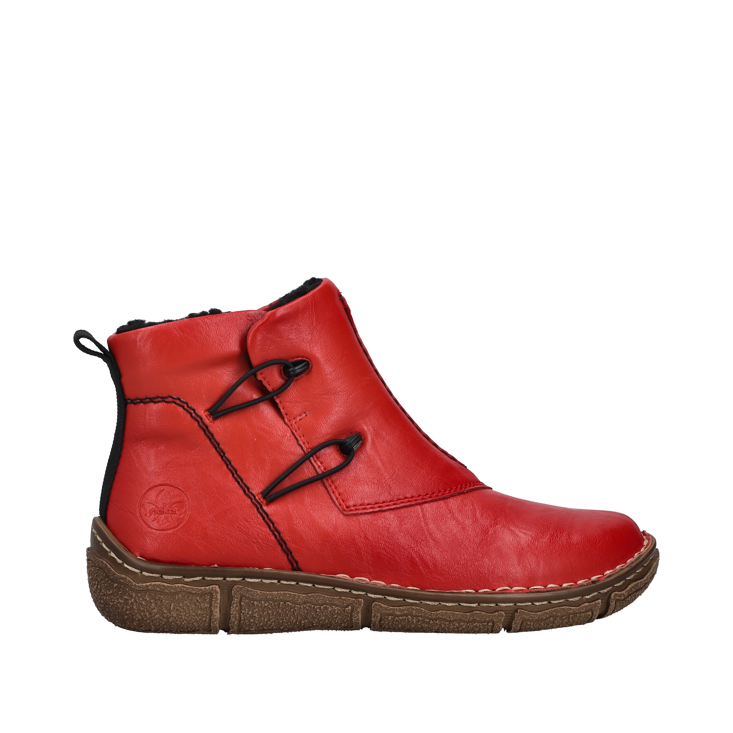 Rieker Winterboots  Casual-Boots, Steifelette mit Ziernaht
