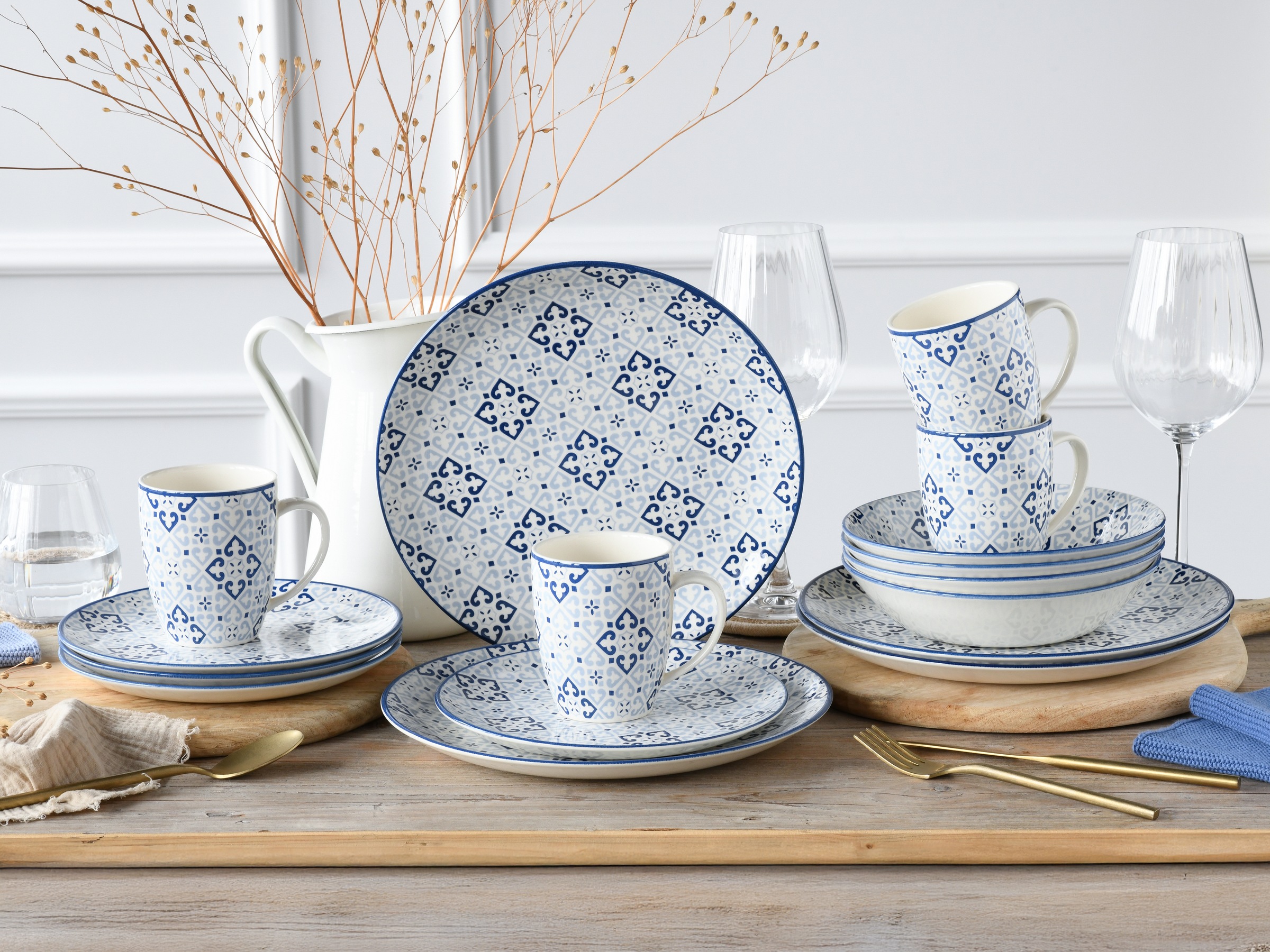 CreaTable Kombiservice "Yara" orientalisch mediterraner Stil günstig online kaufen