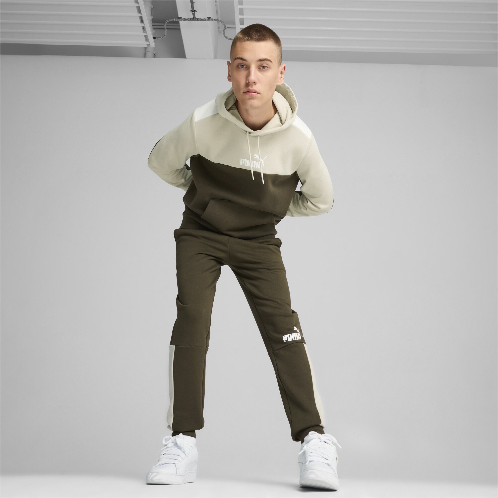 PUMA Hoodie »Essentials+ Block Hoodie Herren«