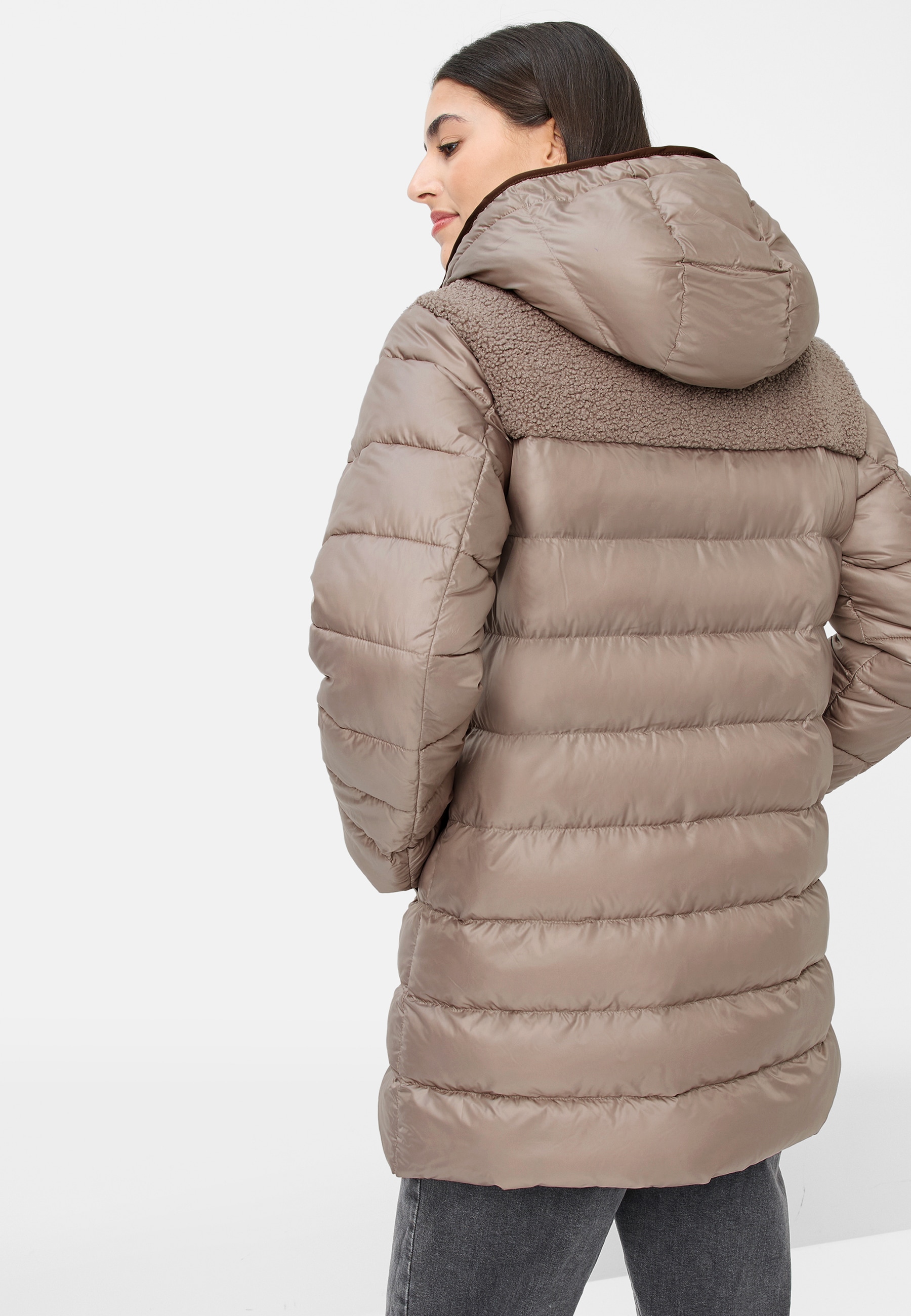 Fuchs Schmitt Steppjacke »Steppjacke«, mit Kapuze, Mit Rundhalsausschnitt