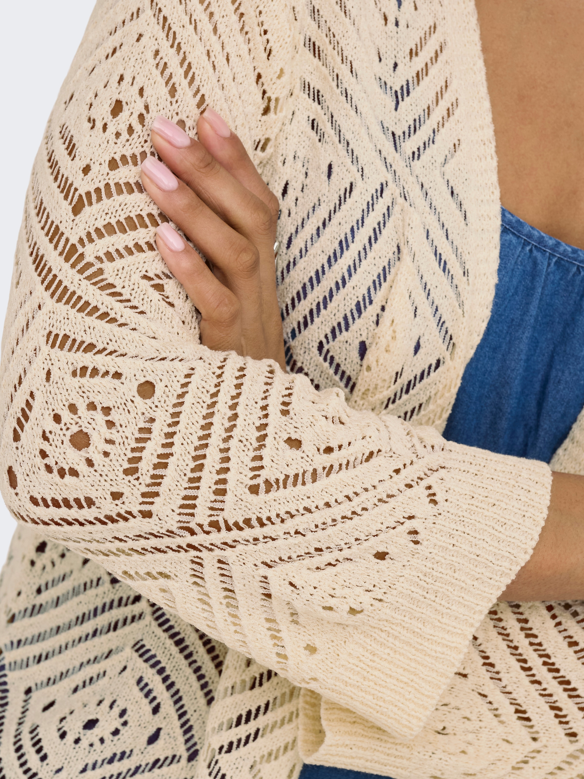 ONLY Strickjacke »ONLWISTY 7/8 OPEN CARDIGAN KNT«