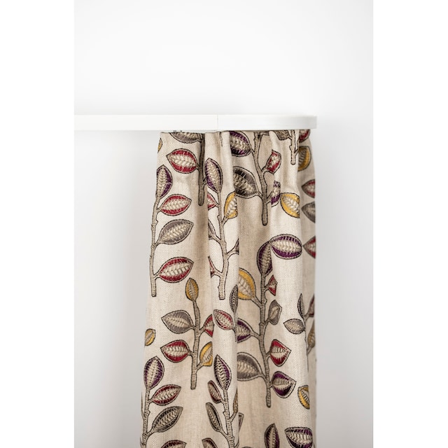 GARESA Gardinenschiene »Kunststoffschiene CREDO«, 1 läufig-läufig,  Wunschmaßlänge, seitlich mit Rundbögen (kein Spalt zwischen Vorhang und  Wand!) | BAUR