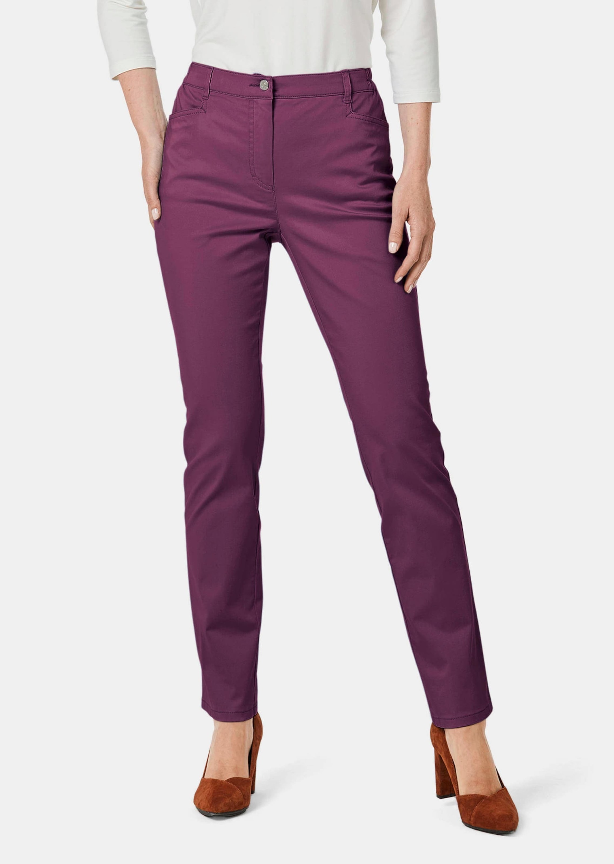 GOLDNER Stoffhose »Baumwollhose ANNA Leichte Baumwoll-Hose ANNA«