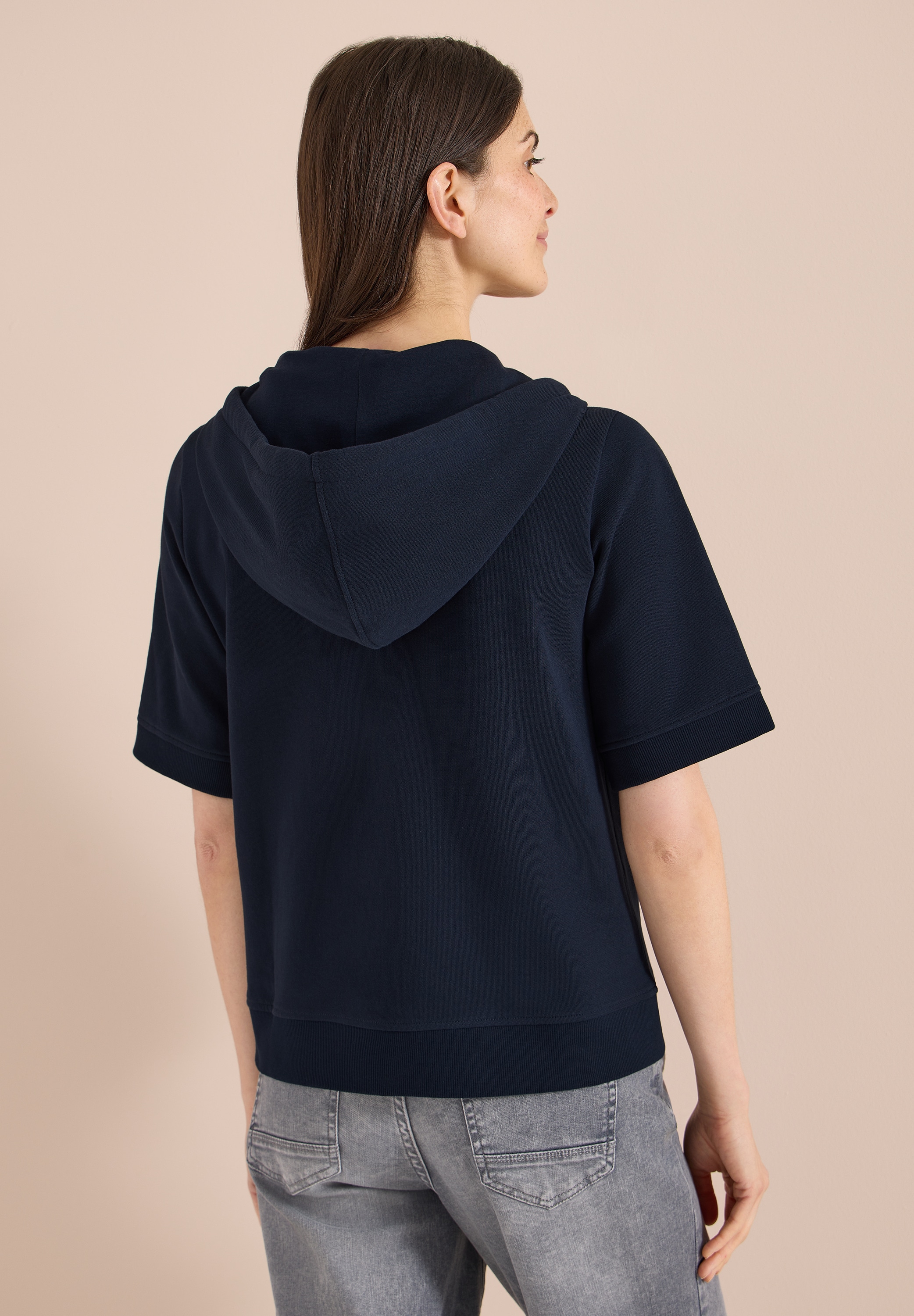 Cecil Sweatjacke aus reiner Baumwolle