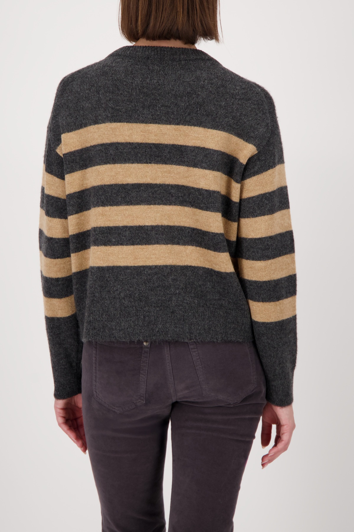 Thumbnail - Monari Strickpullover Regular fit mit Rundhalsausschnitt
