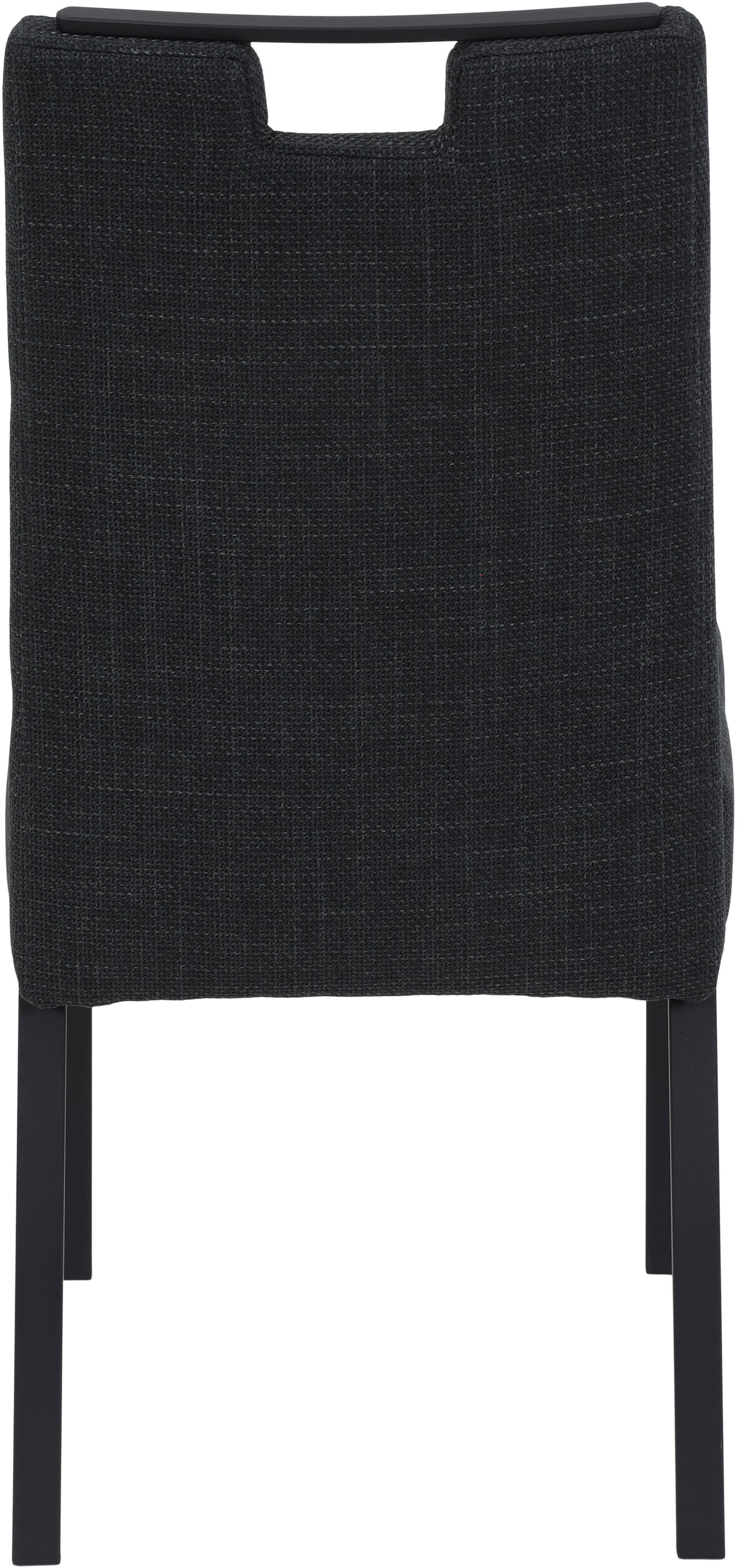 HELA 4-Fußstuhl »LINZ, Esszimmerstuhl, Komfortstuhl«, (Set), 2 St., Microfaser-Webstoff, XL-Sitz,elegante Griffleiste,Komfortsitz mit Federkern,140kg belastbar