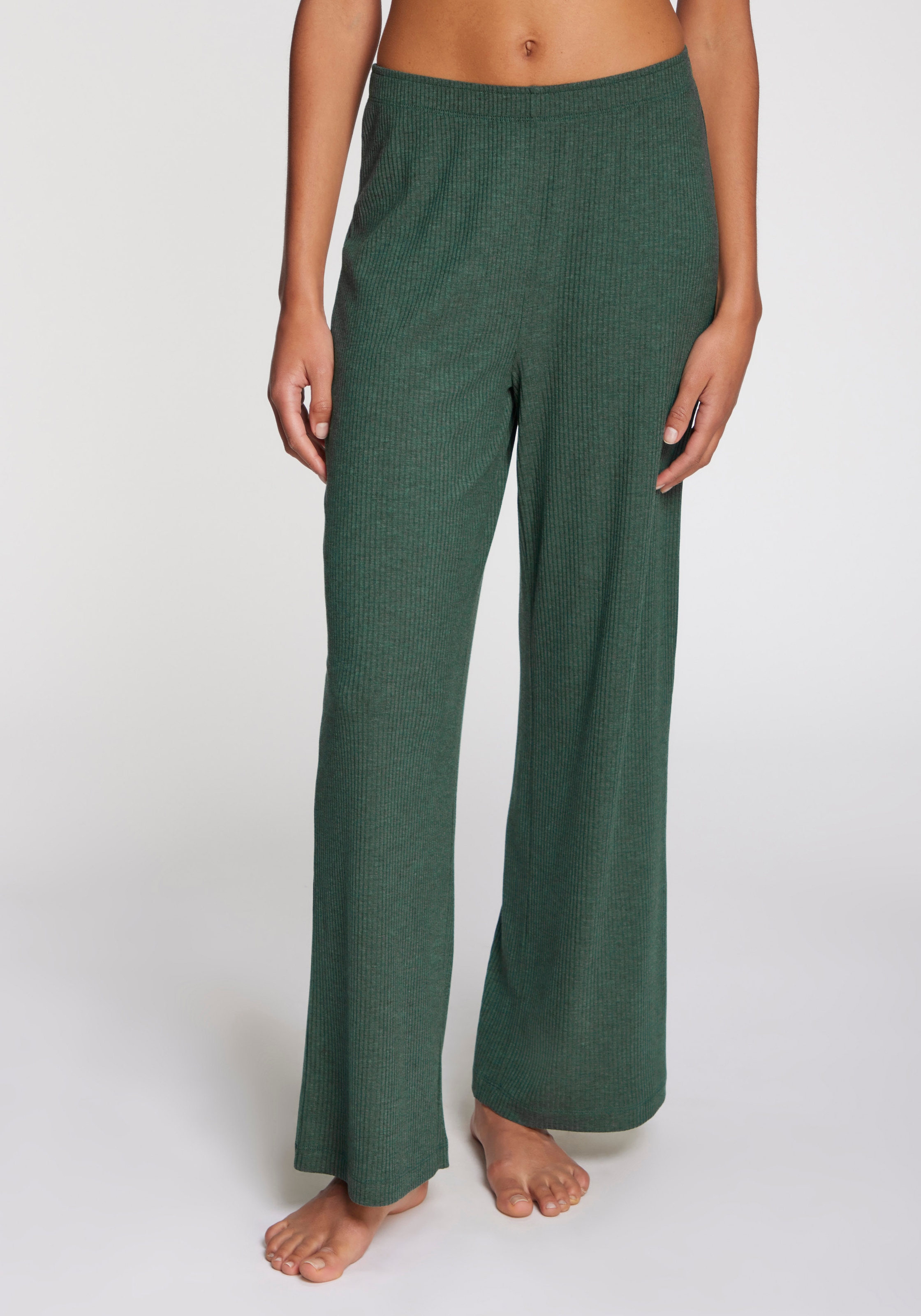 s.Oliver Pyjamahose aus weicher Rippqualität günstig online kaufen