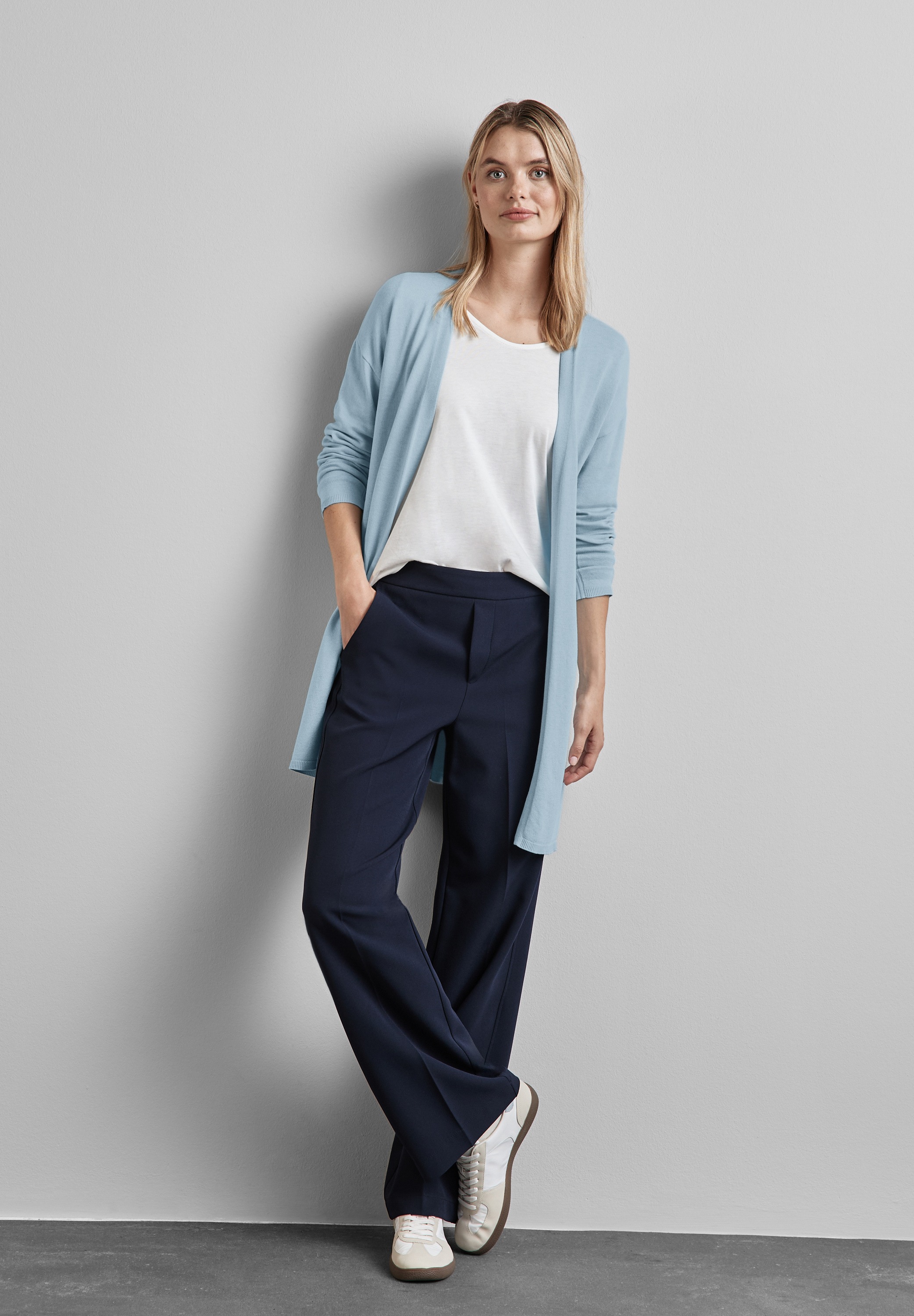STREET ONE Strickjacke, verschlusslos