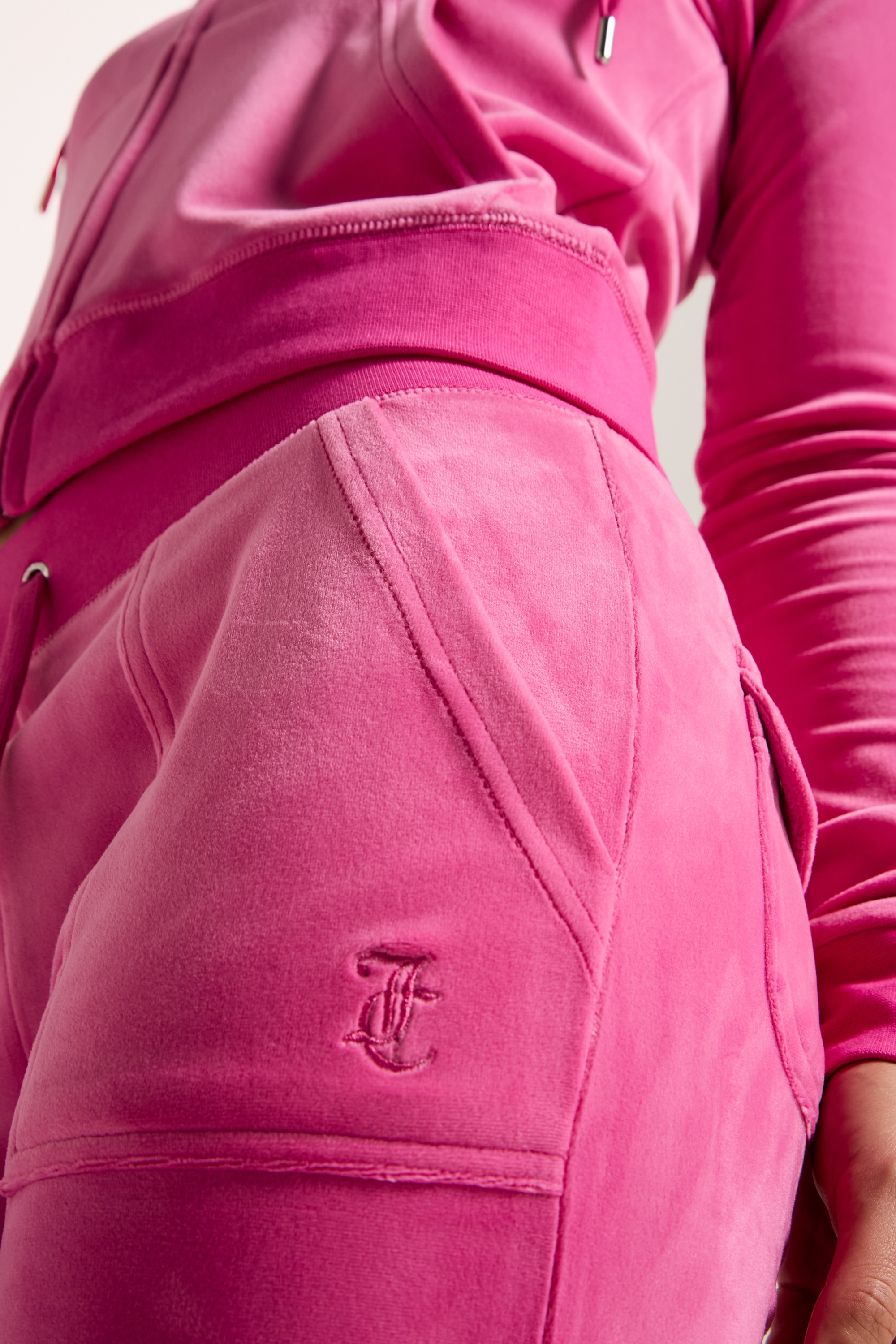 Juicy Couture Sweathose »DEL RAY TRACK PANTS Damen«, Trainingshose Damen, Sweathose, Velour, Jogginghose mit Glitzer, Sale