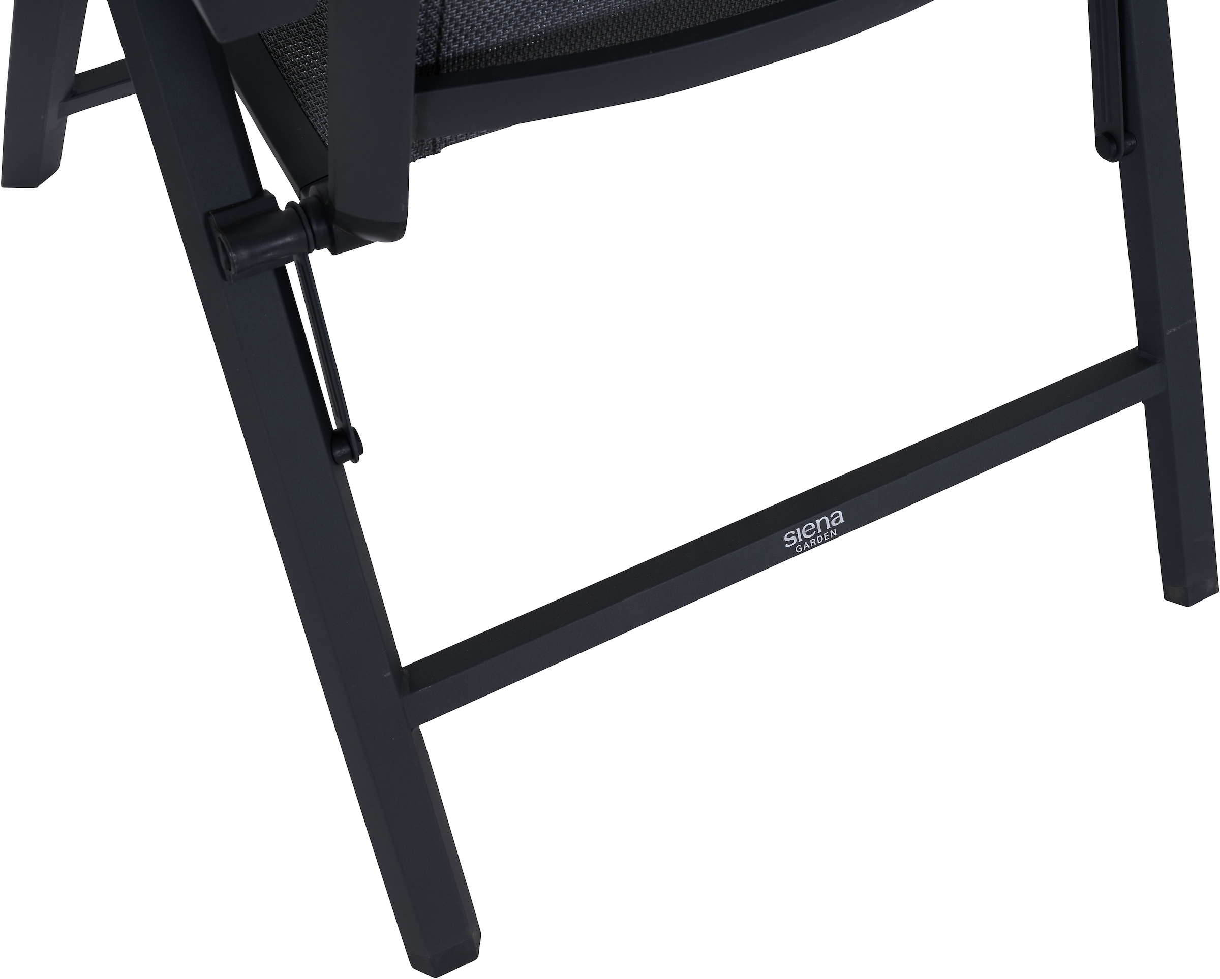 Siena Garden Gartensessel »TAURO Klappsessel, matt anthrazit« Gestell aus Aluminium, Ranotex® Bezug royal-grey