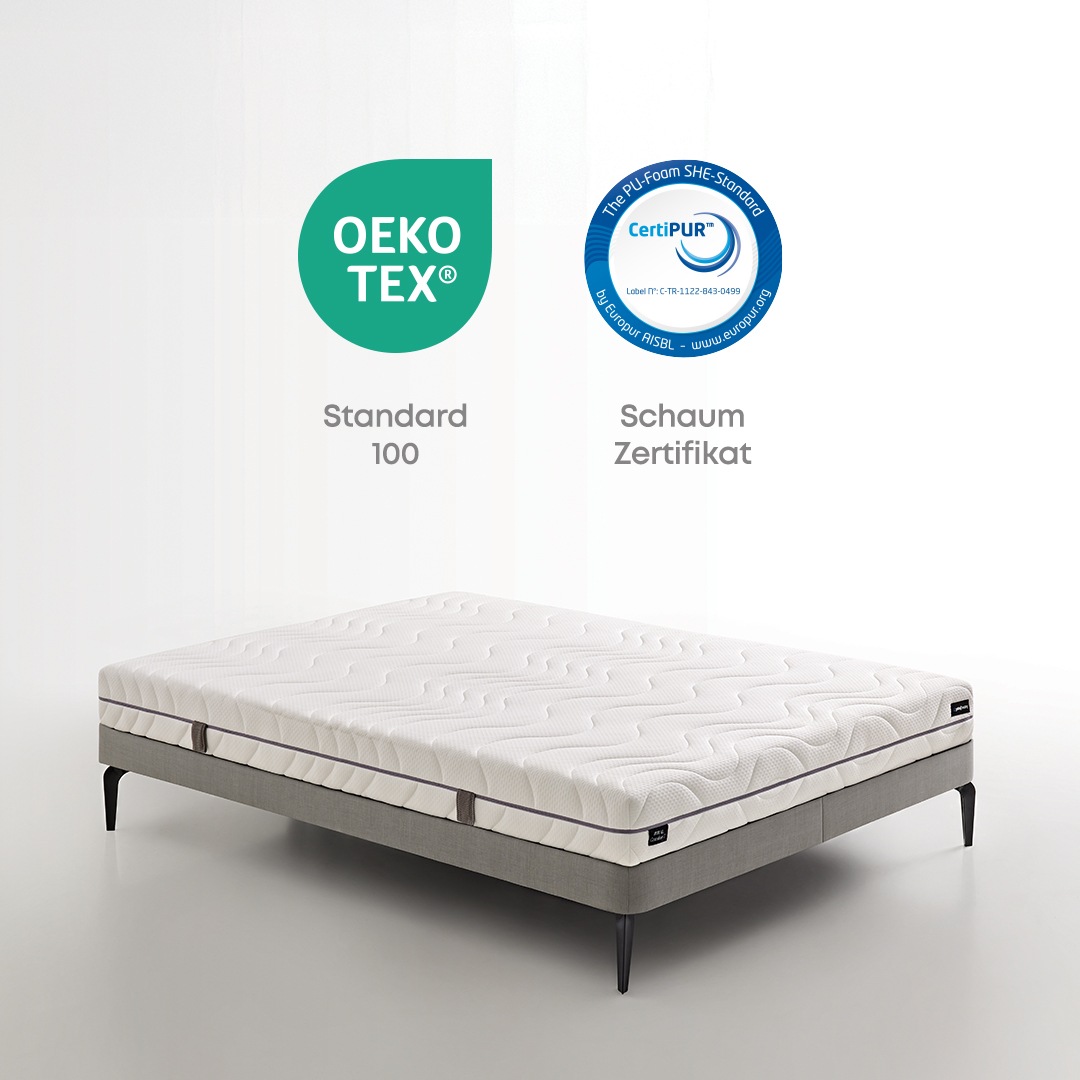 Yatas Bedding Komfortschaummatratze "Royal Comfort 7 Slim, Matratze 90x200, günstig online kaufen