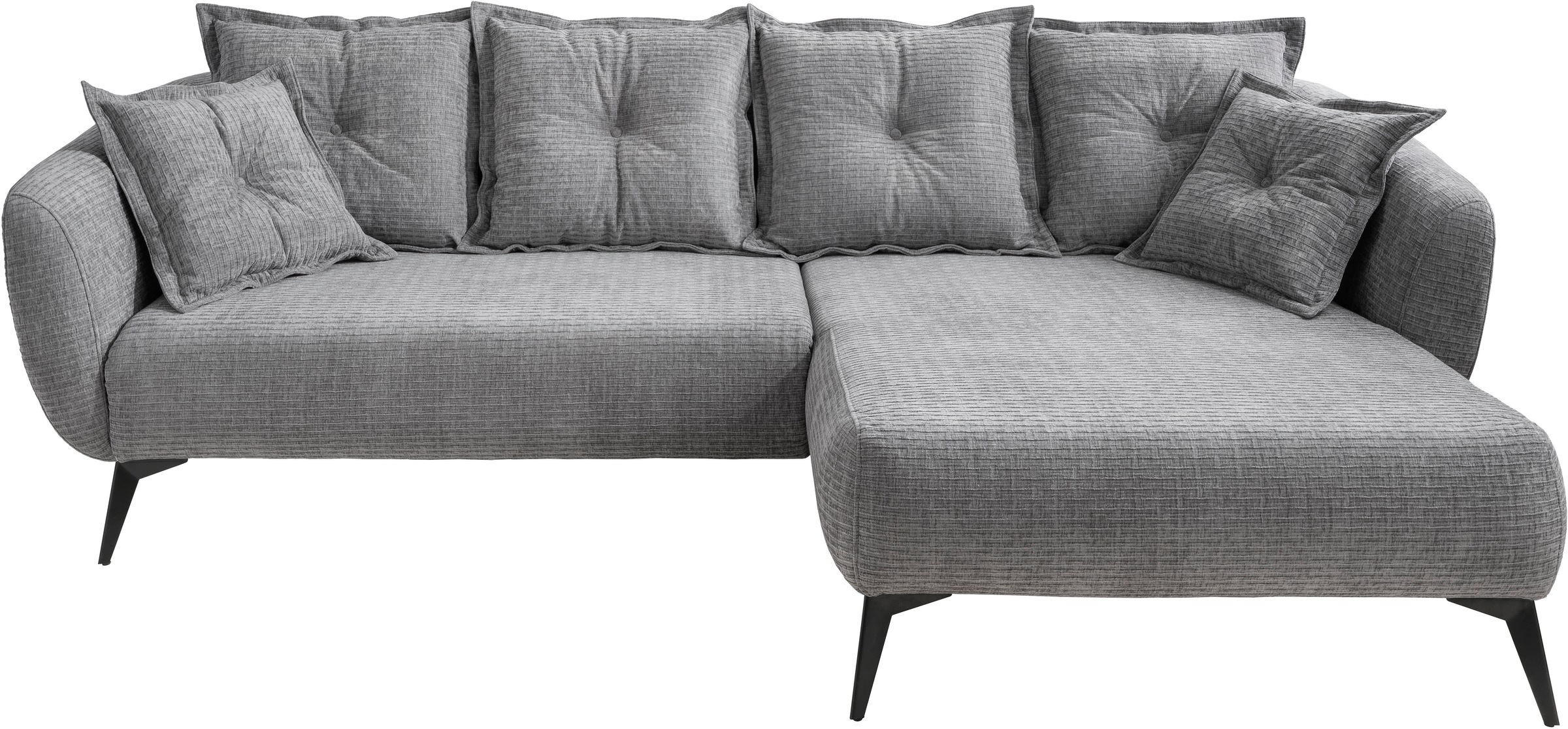 Home affaire Ecksofa "Baggio Stellmaße 277/162 cm, modern & elegant, hoher günstig online kaufen