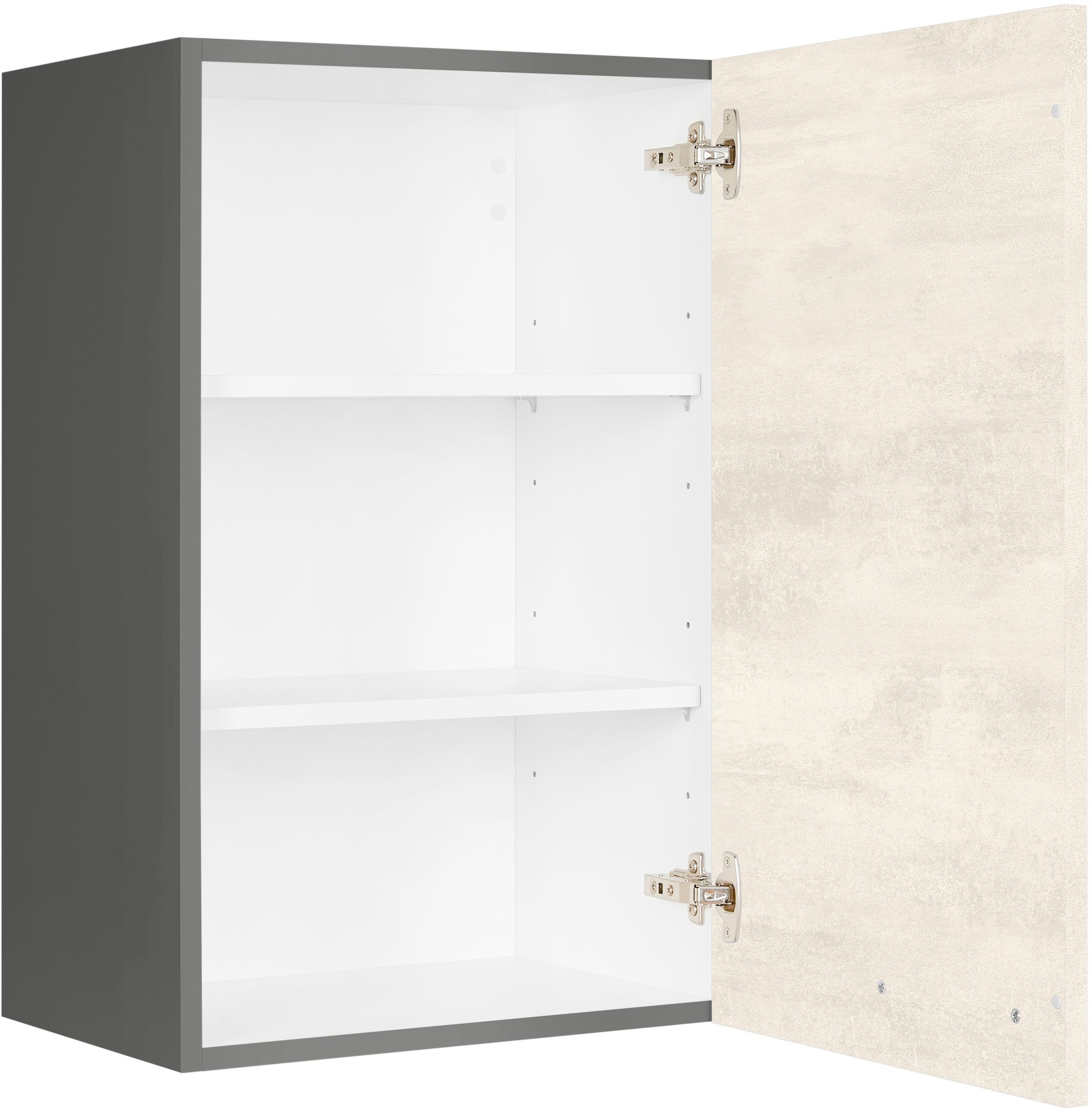 nobilia® Hängeschrank »"Riva", Ausrichtung wählbar, vormontiert,«, in drei Breiten: 30, 40 und 60 cm, mit Soft-Close-Funktion