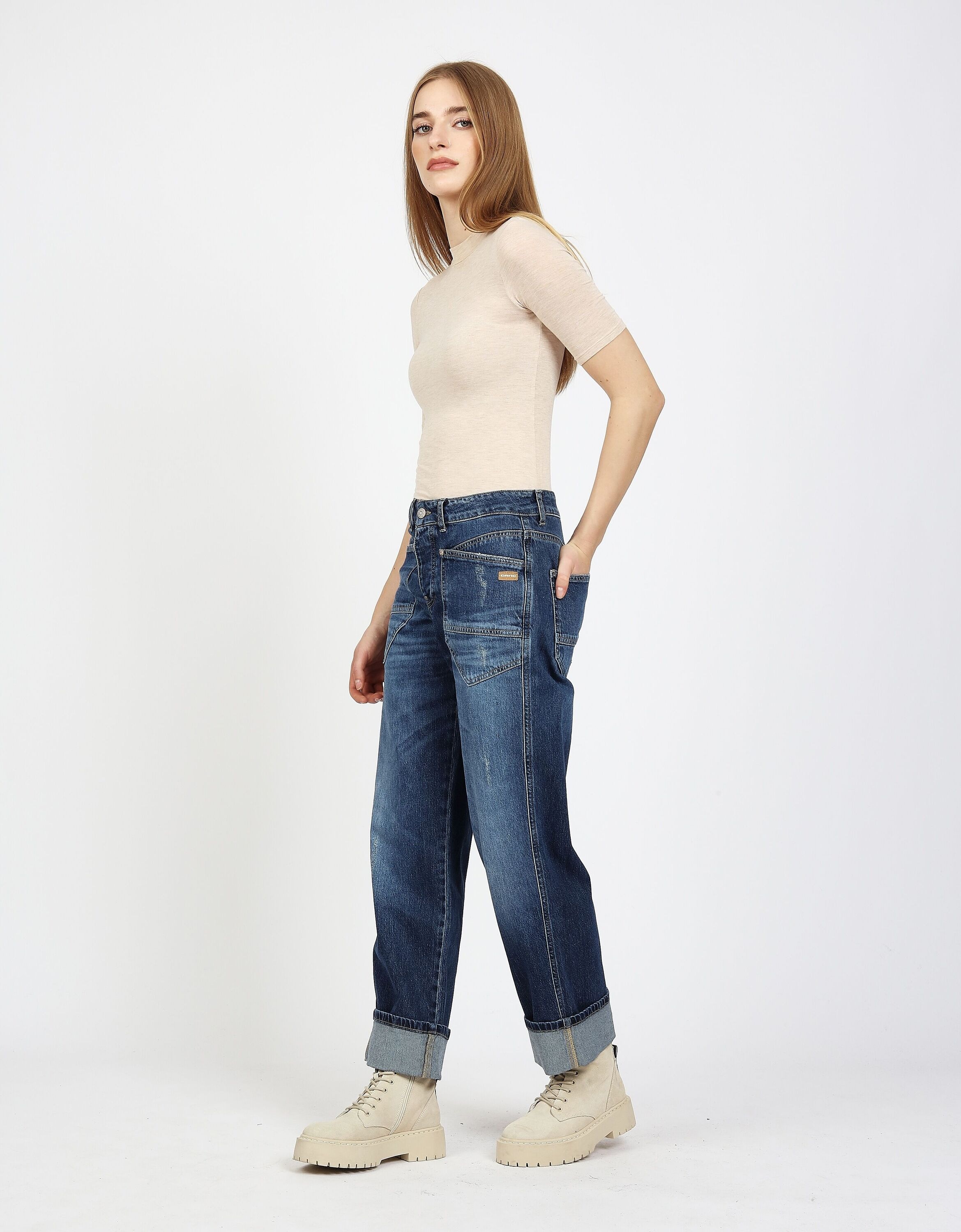 GANG 7/8-Jeans »94ROBERTA« mit aufgesetzten Taschen